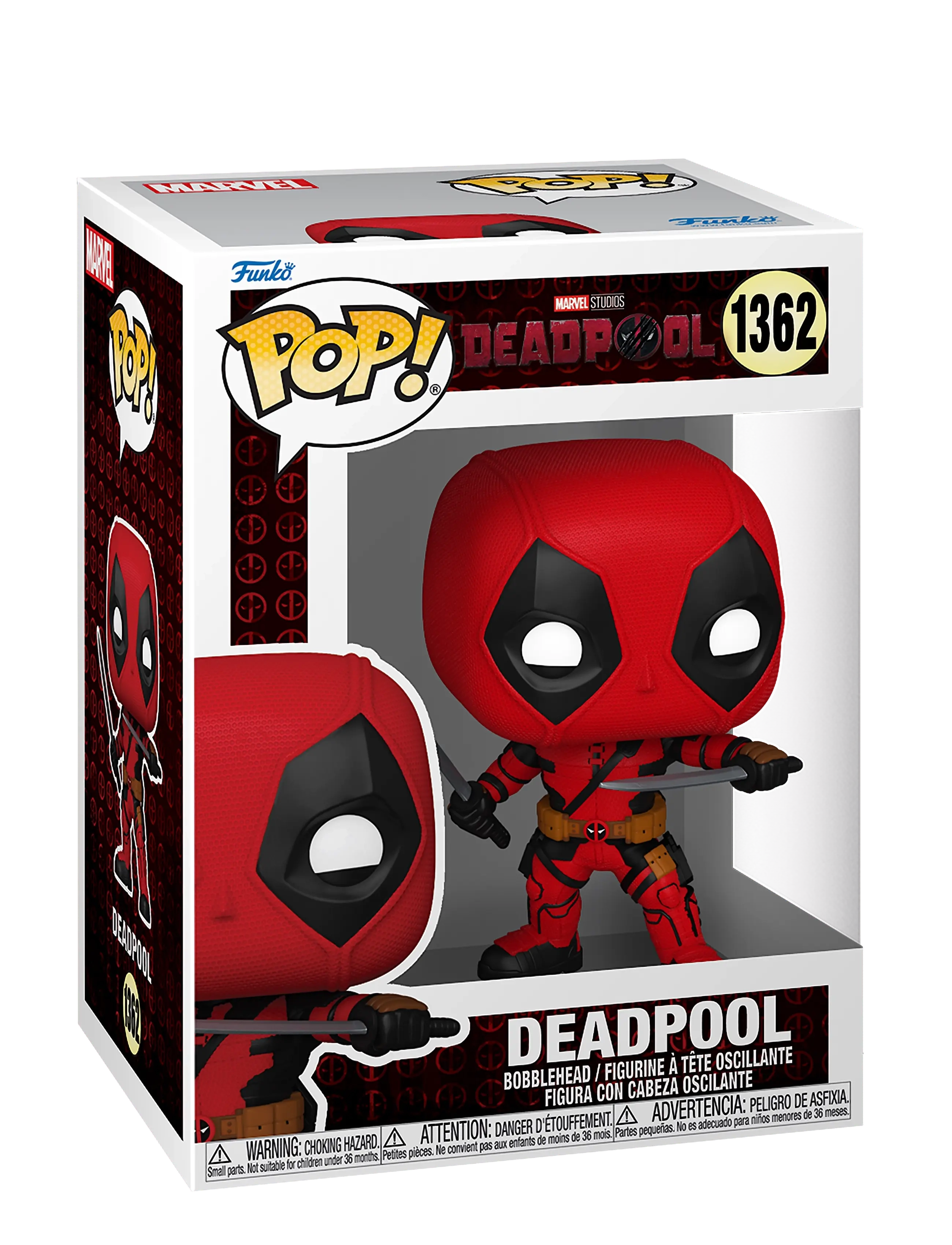 Funko Funko Pop Vinyl Marvel Deadpool, One Size, Red, Legesæt Og Actionfigurer > Actionfigurer, Børn