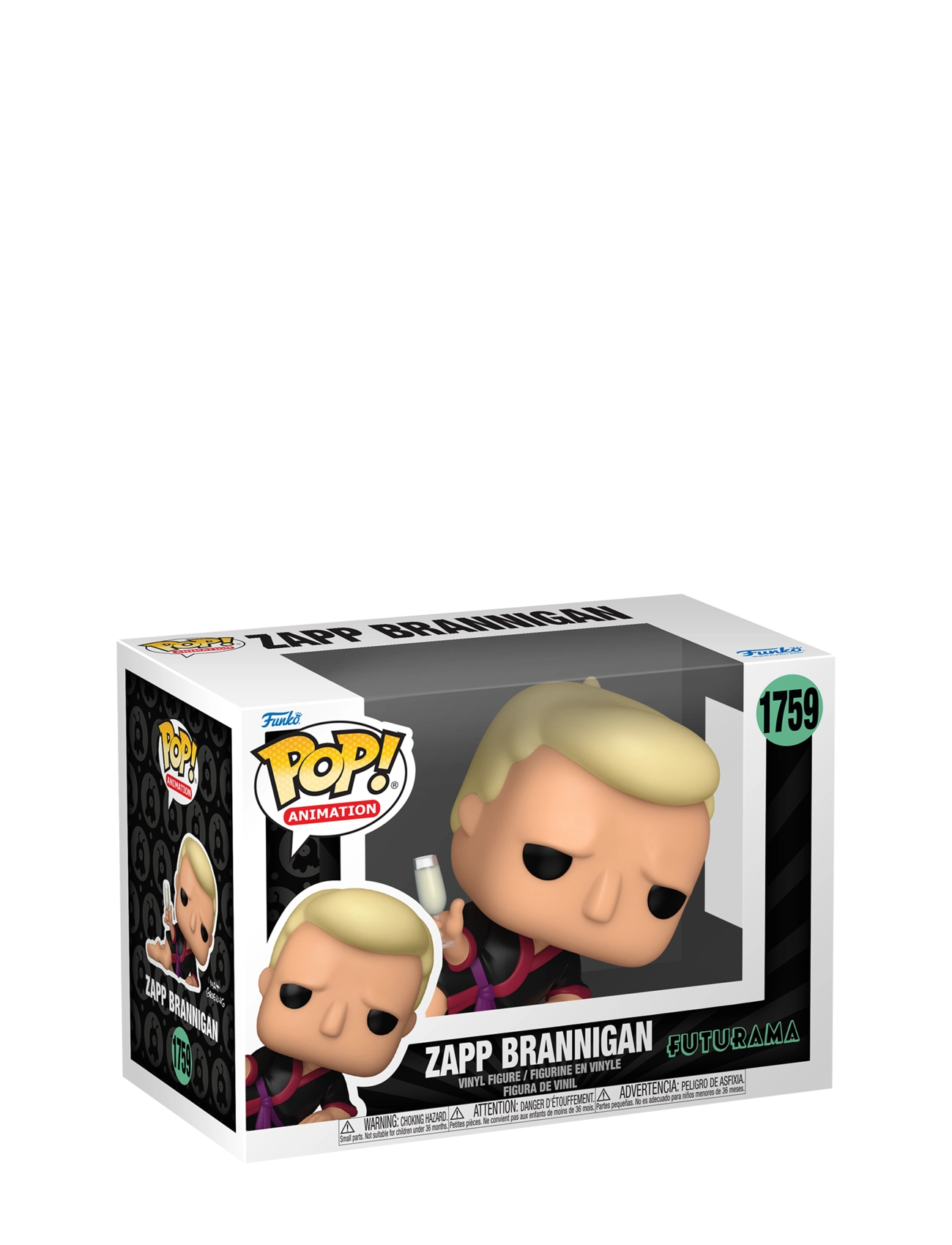 Funko Funko POP Vinyl Futurama S4 Zapp Brannigan - App deal - MULTI COLOUR / multi
