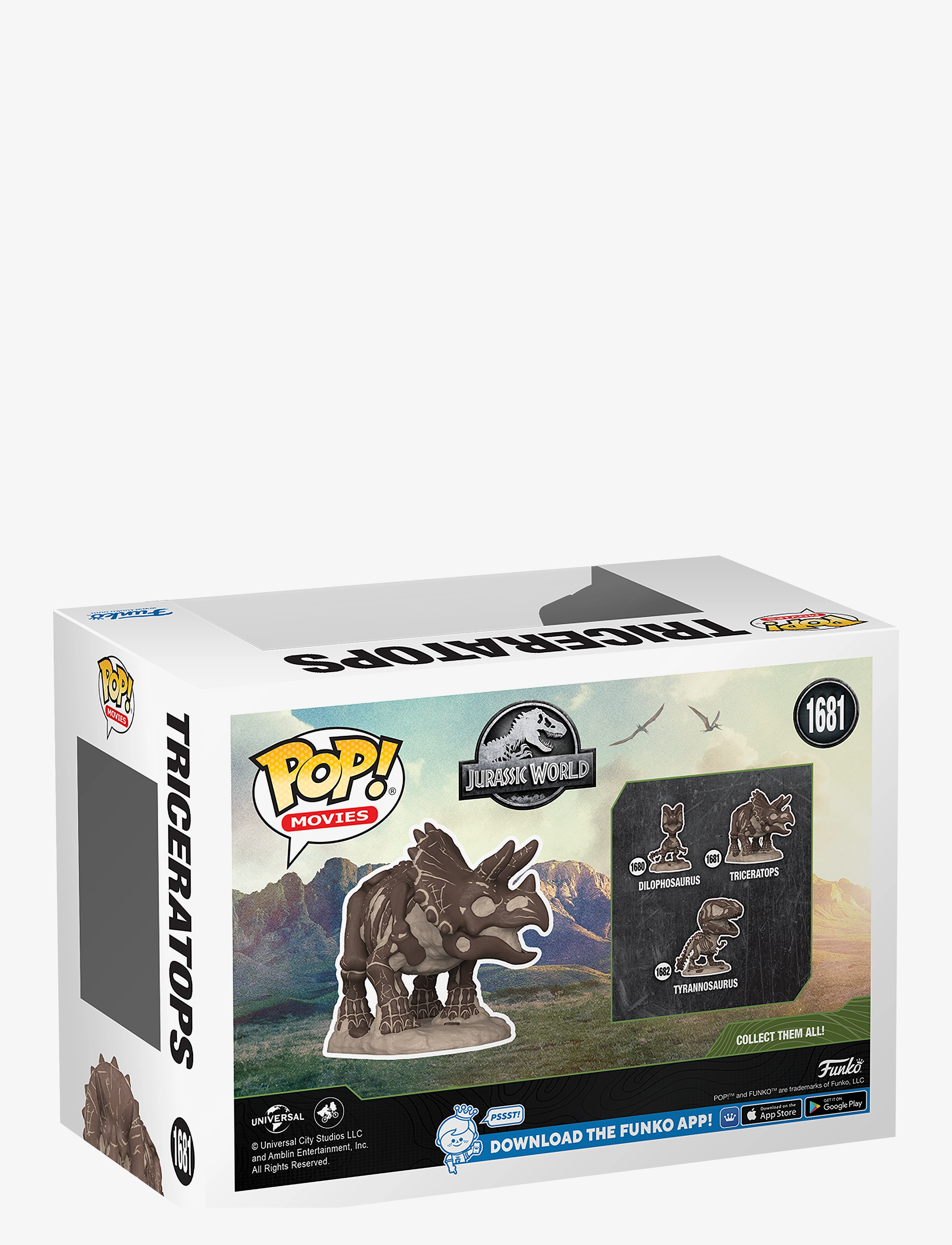 Funko - Funko POP Vinyl JP​ Fossil Triceratops - hasarfígúrur - multi colour - 2