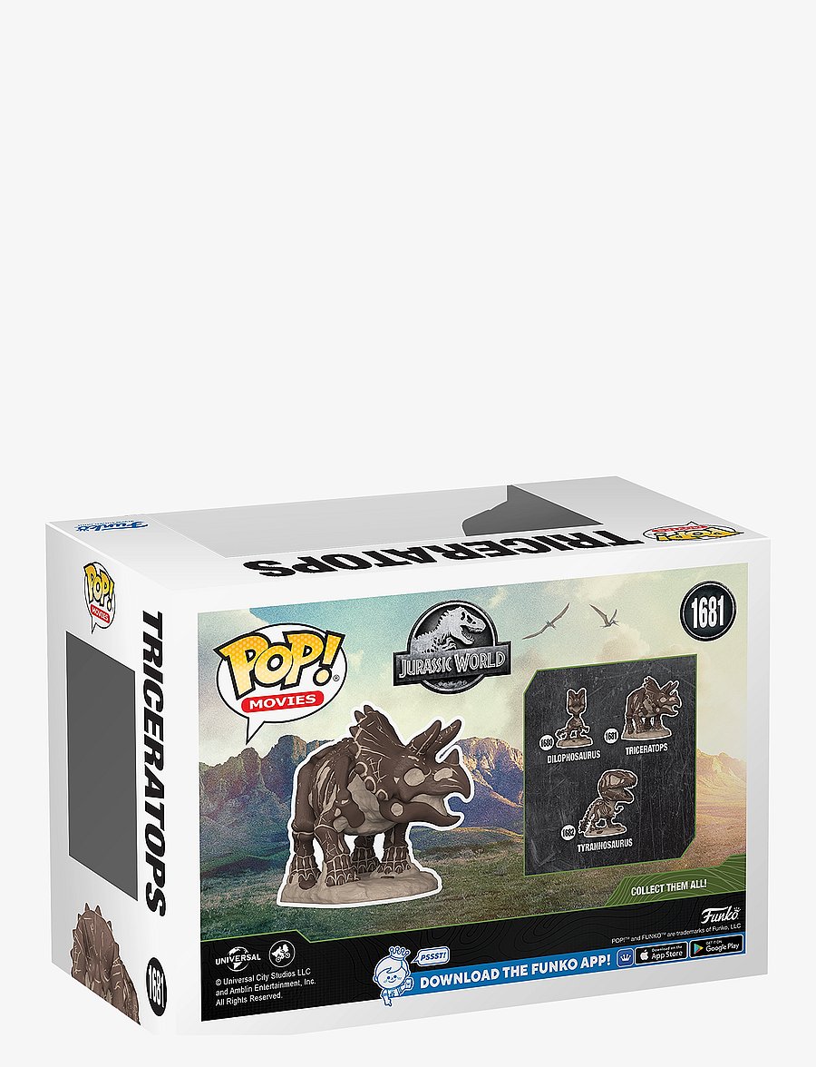 Funko - Funko POP Vinyl JP Fossil Triceratops - hasarfígúrur - multi colour - 2