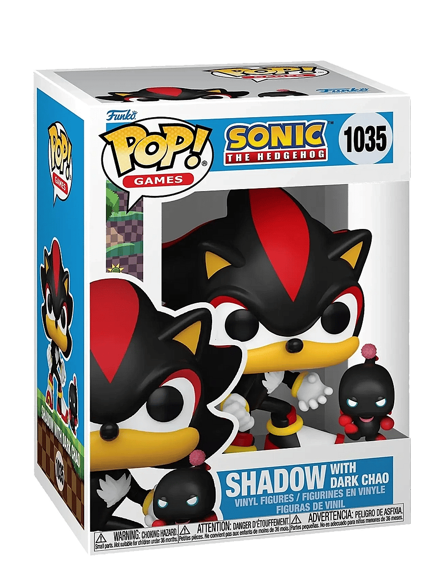 Funko - Funko POP Vinyl P&B Sonic Shadow w/Chao - actionfigurer - multi colour - 0