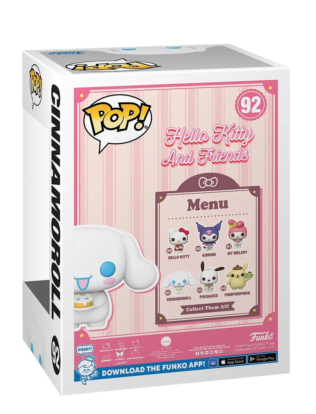 Funko - Funko POP Vinyl HK Cinnamaroll w. Cake - actionfigurer - multi colour - 2