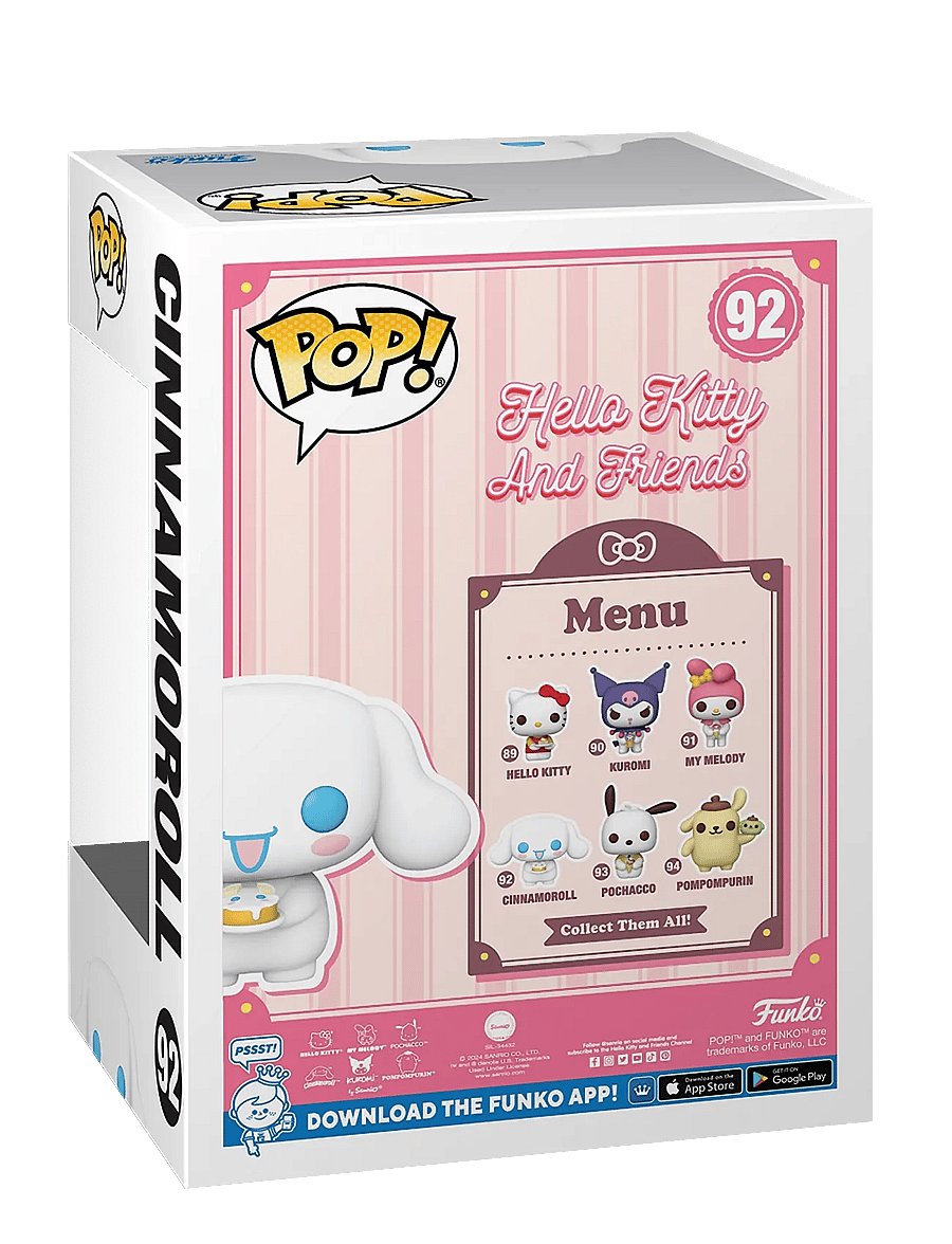 Funko - Funko POP Vinyl HK Cinnamaroll w. Cake - actionfigurer - multi colour - 2
