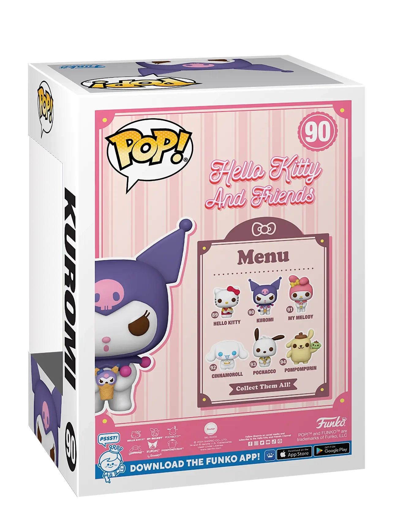 Funko - Funko POP Vinyl Sanrio Hello Kitty Kuromi - actionfigurer - multi colour - 2