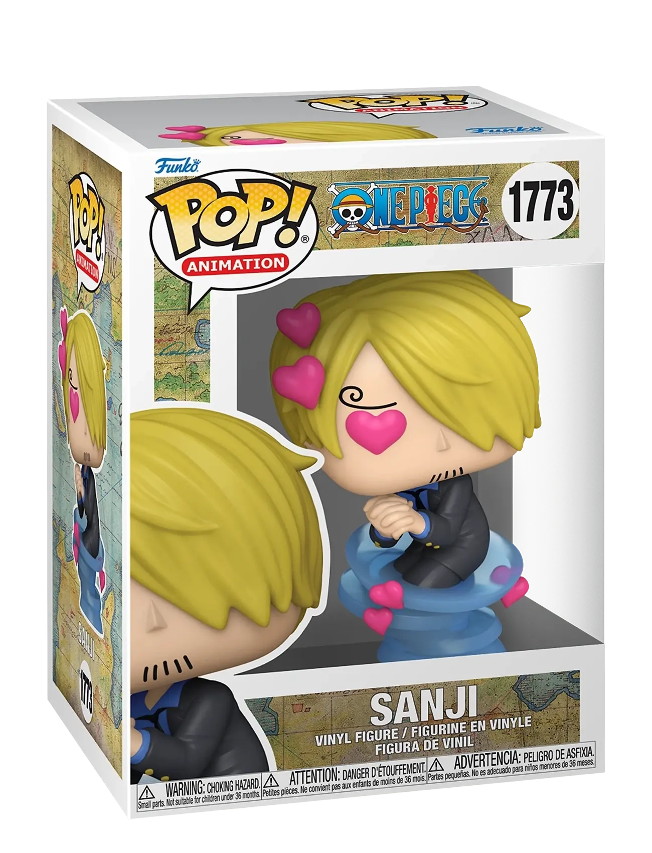 Funko Funko Pop Vinyl Op(Refresh)- Sanji, One Size, Yellow, Legesæt Og Actionfigurer > Actionfigurer, Børn