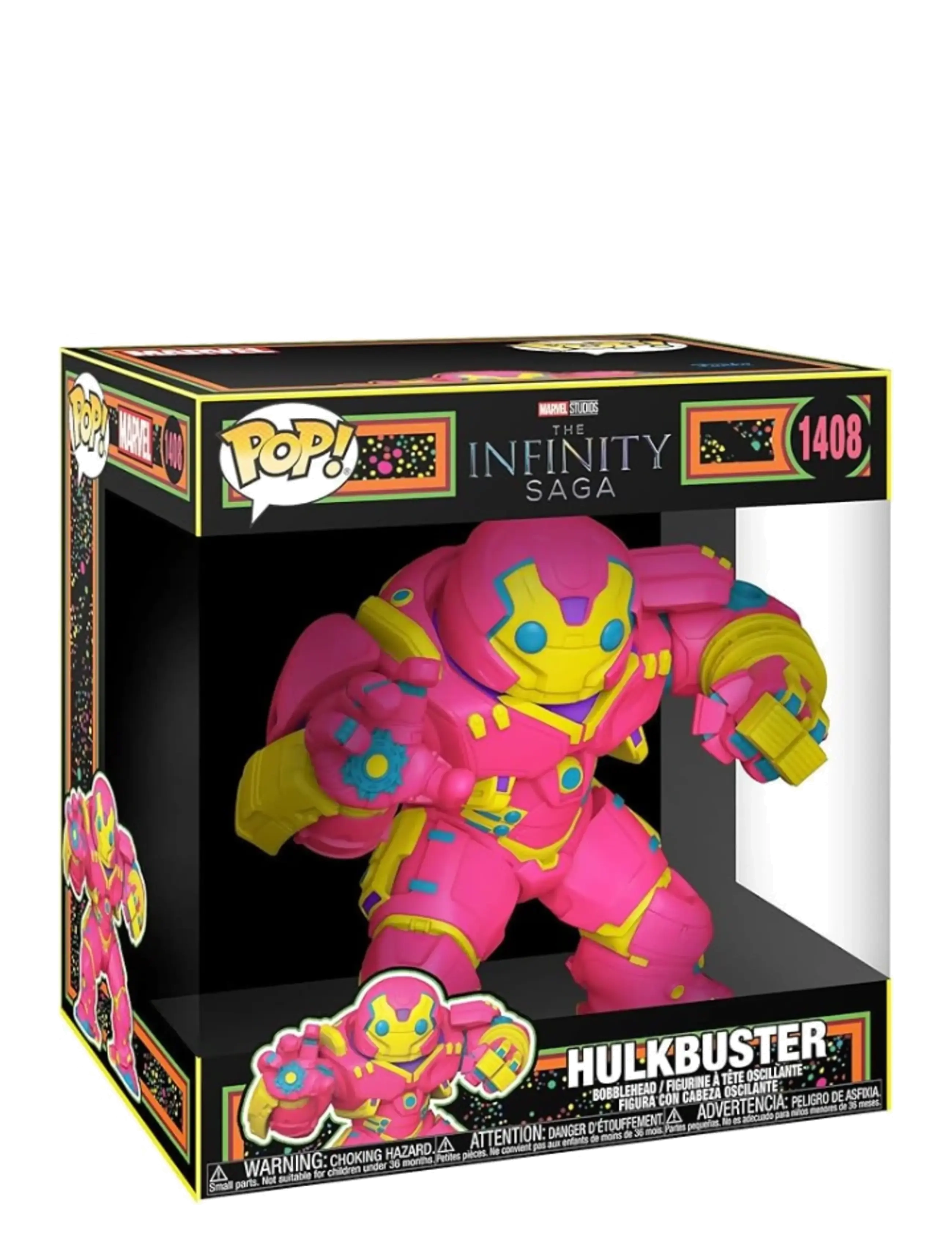 Funko Pop 10" Iron Man Hulkbuster, Børn, Movies & Fairy Tale Characters, Pink, Str: ONE SIZE