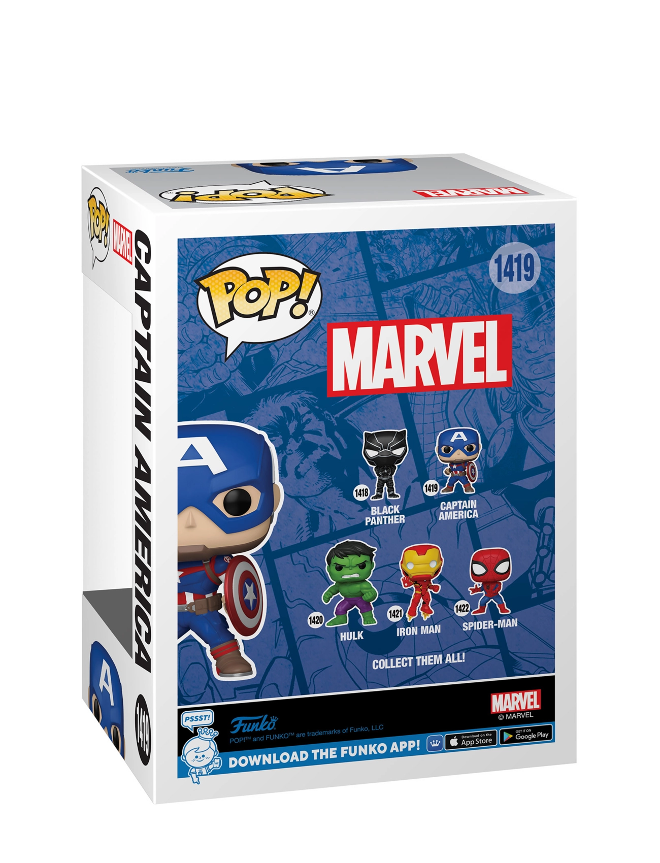 Funko - Funko POP Vinyl Marvel Captain America - multi colour - 1
