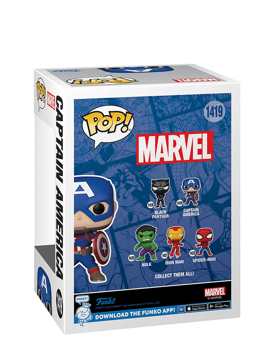 Funko - Funko POP Vinyl Marvel Captain America - multi colour - 1
