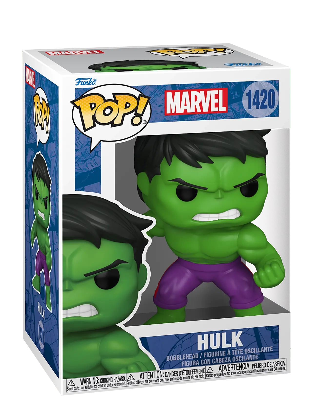 Funko Funko POP Vinyl Marvel Hulk - Karakterer fra filmer og eventyr - MULTI COLOUR / green