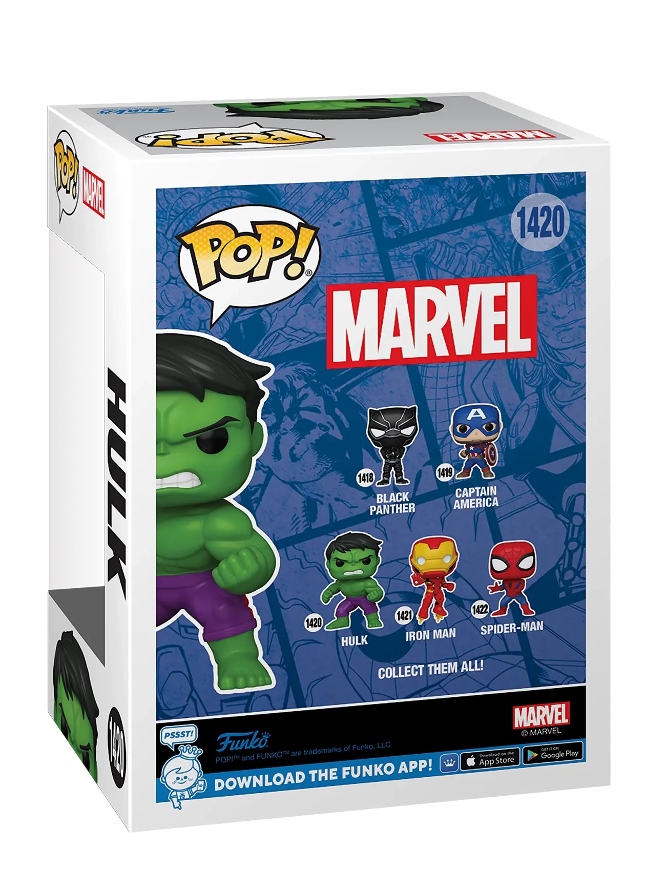 Funko - Funko POP Vinyl Marvel Hulk - film & sagofigurer - multi colour - 2