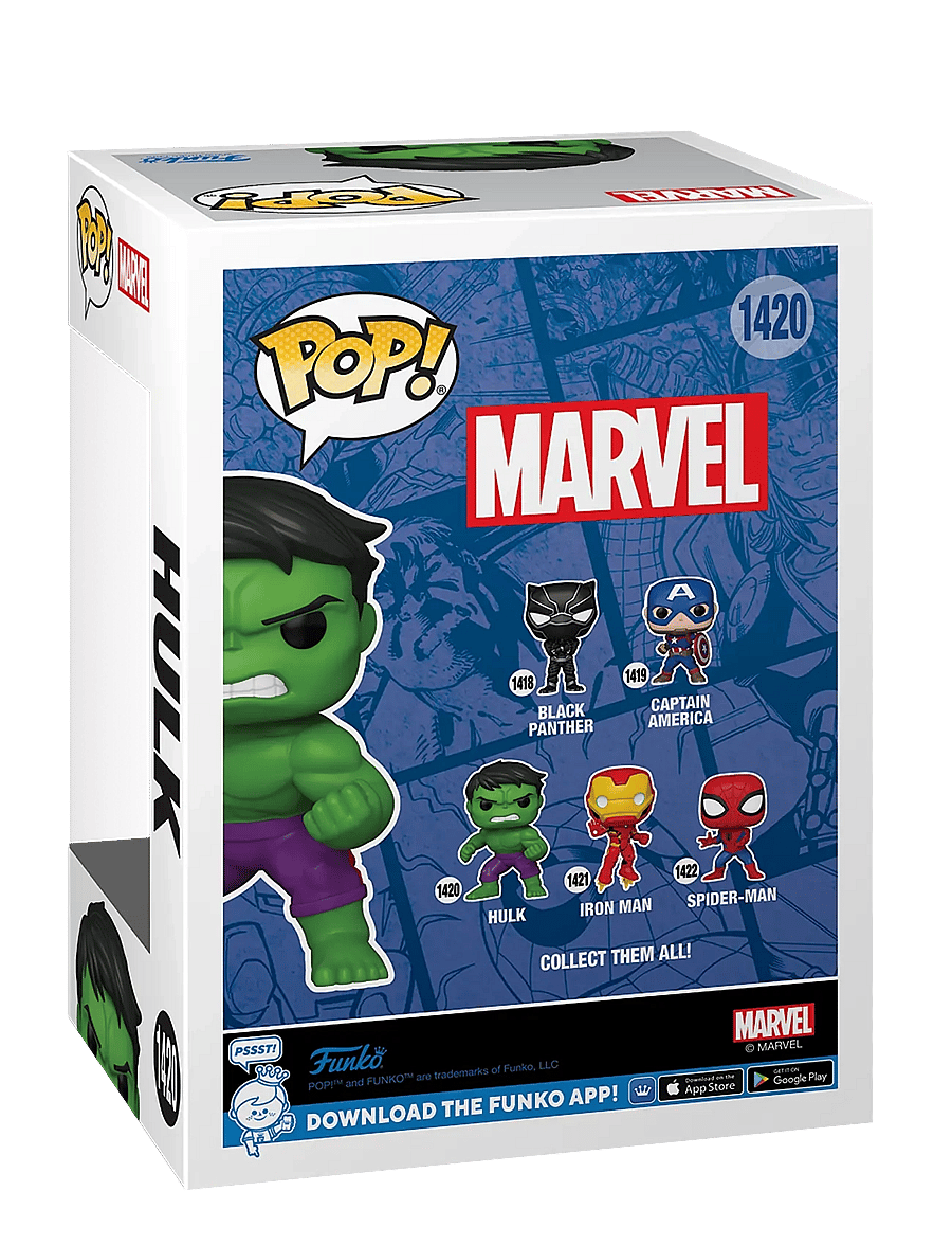 Funko - Funko POP Vinyl Marvel Hulk - film & sagofigurer - multi colour - 2
