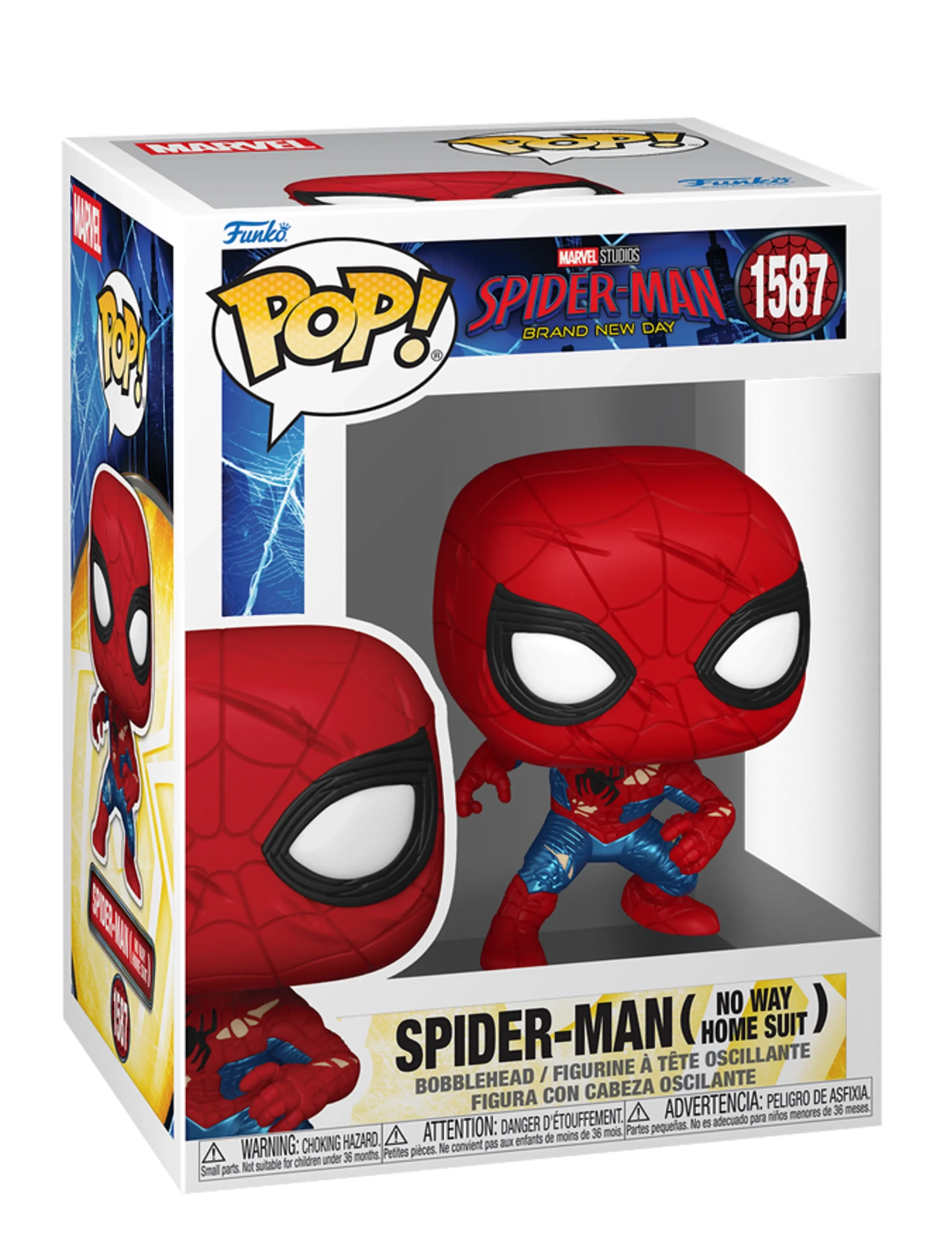 Funko Pop Vinyl Spider-Man Bnd No Way Home Suit, Børn, Action Figures, Rød, Str: ONE SIZE