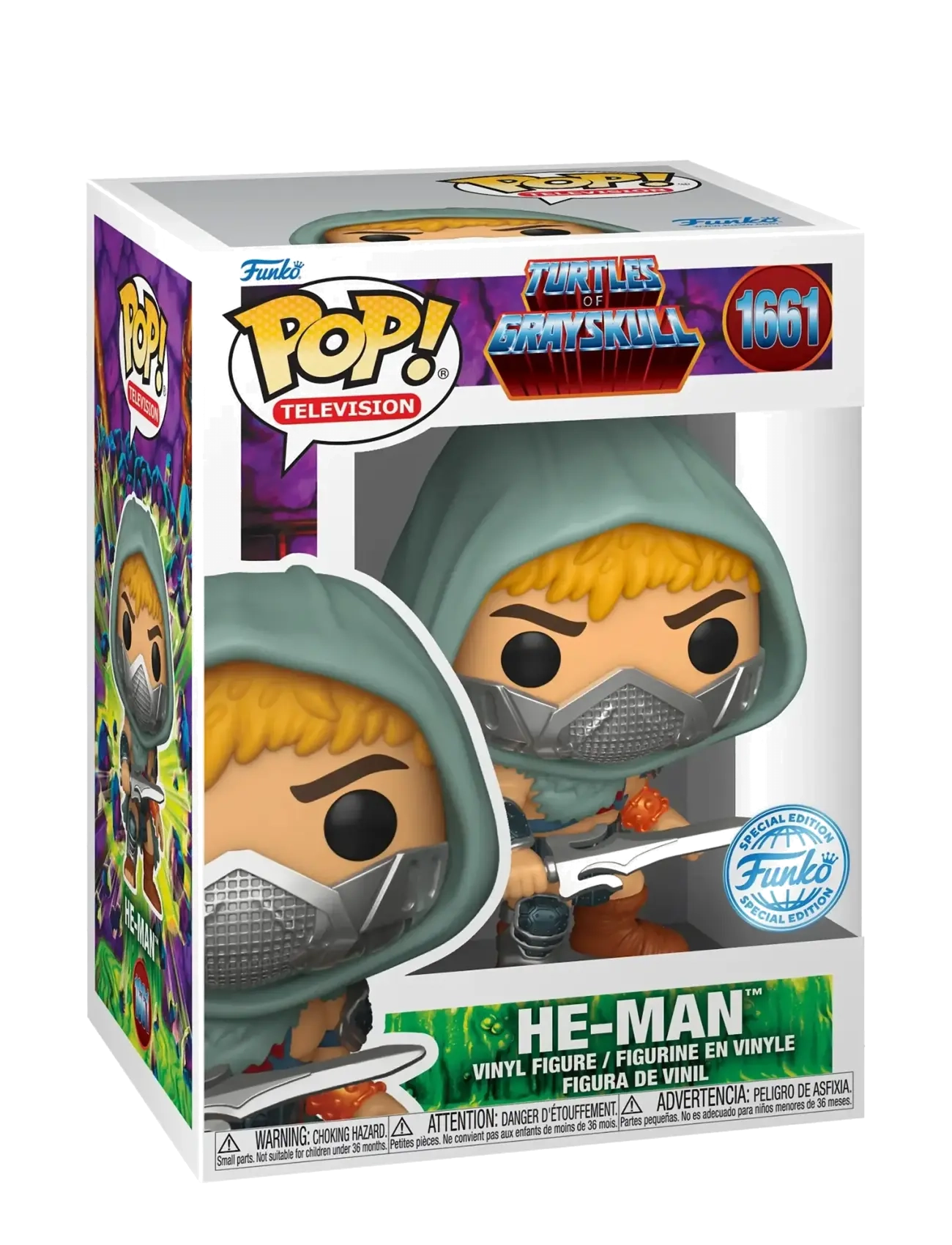 Funko Funko POP Vinyl Excl MOTUxTMNT He-Man - Legetøj - MULTI COLOUR / yellow