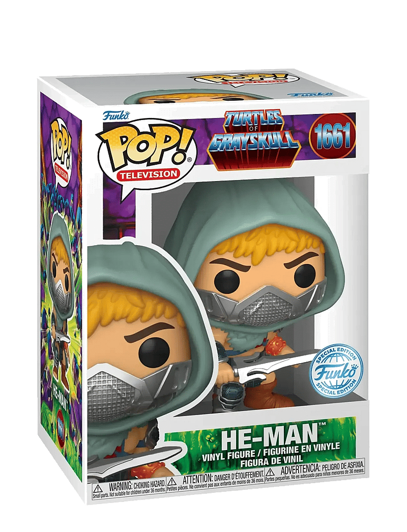 Funko - Funko POP Vinyl Excl MOTUxTMNT He-Man - actionfigurer - multi colour - 0