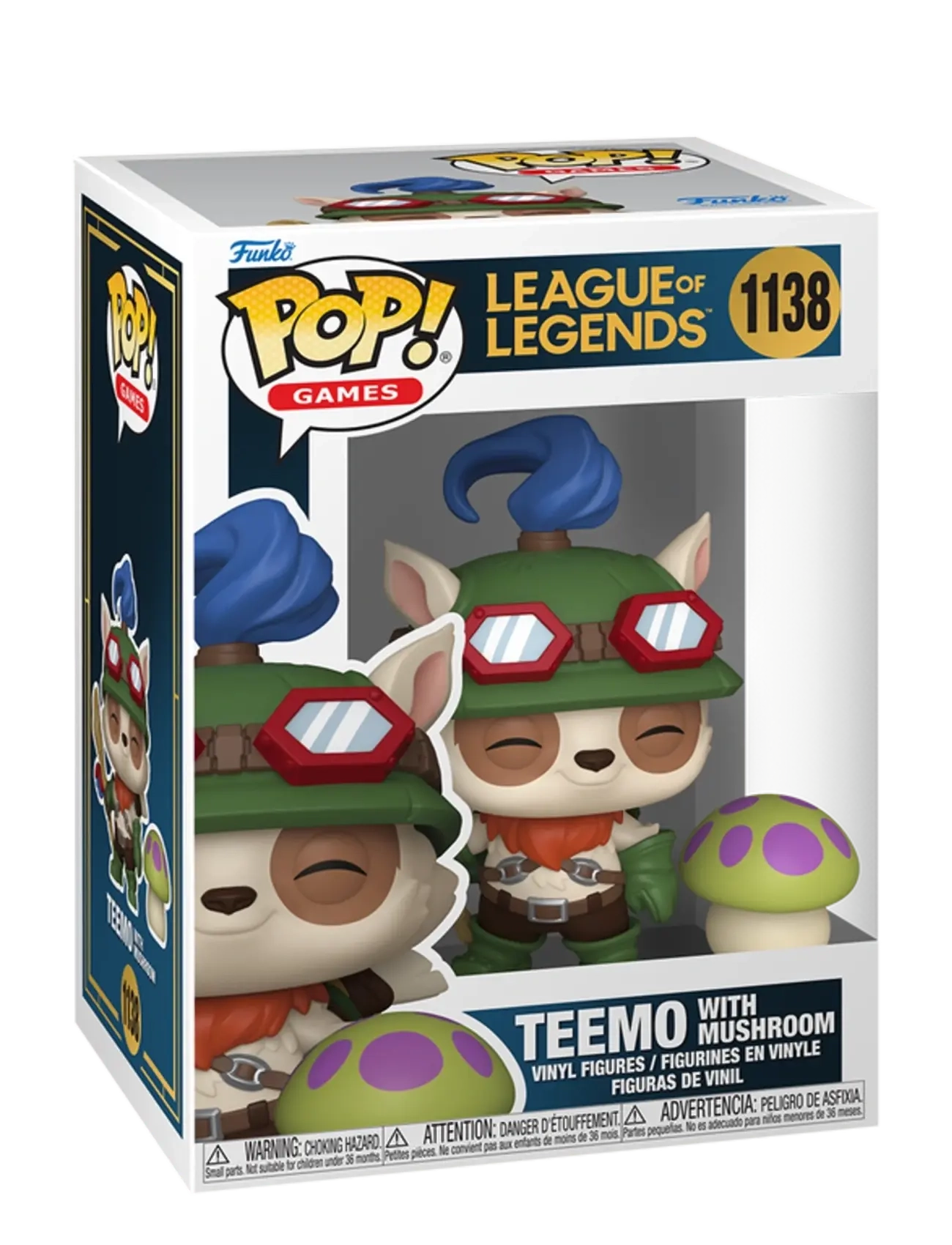 Funko Funko POP Vinyl LoL Teemo w/Shroom - Leksaker - MULTI COLOUR / multi