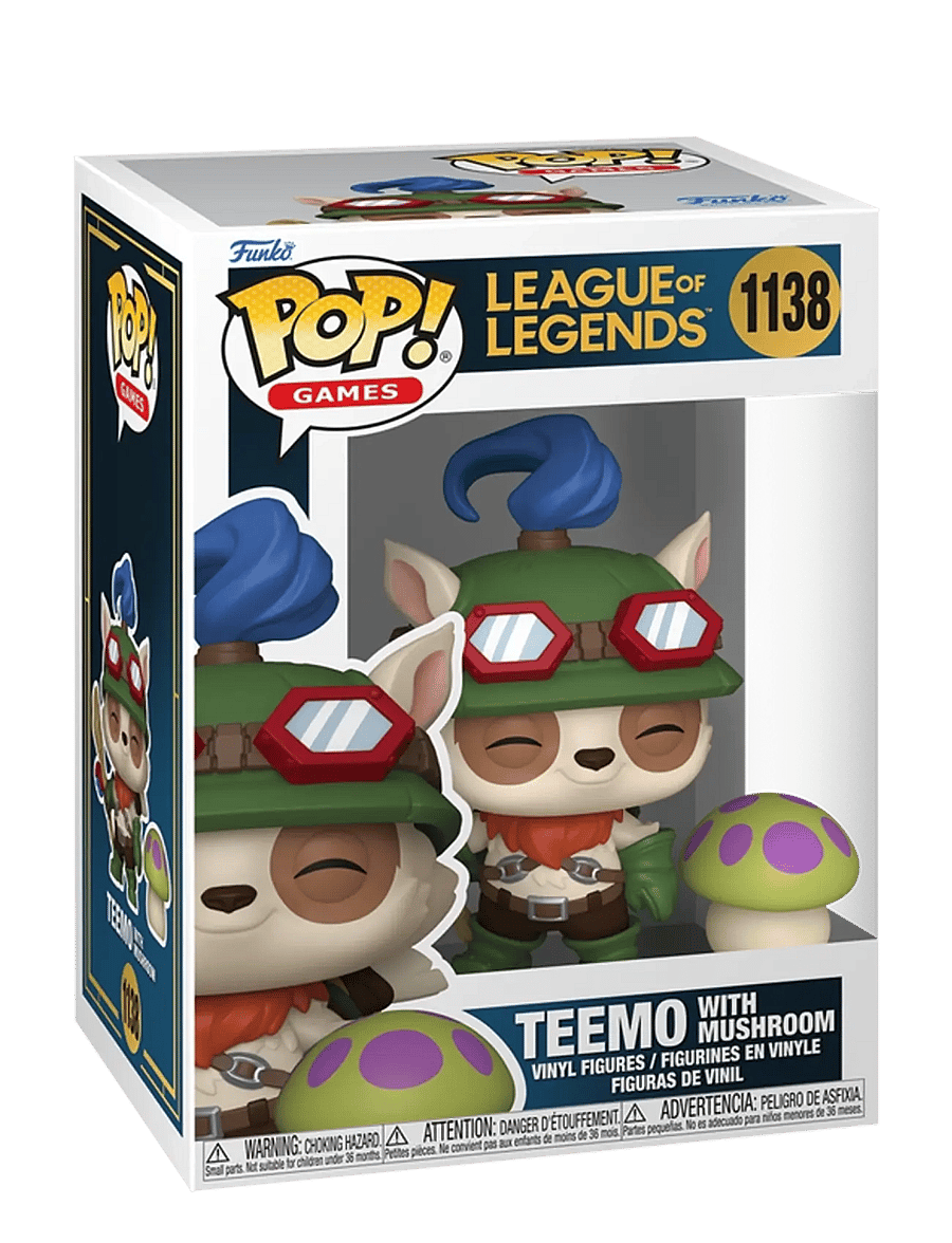 Funko - Funko POP Vinyl LoL Teemo w/Shroom - actionfigurer - multi colour - 0