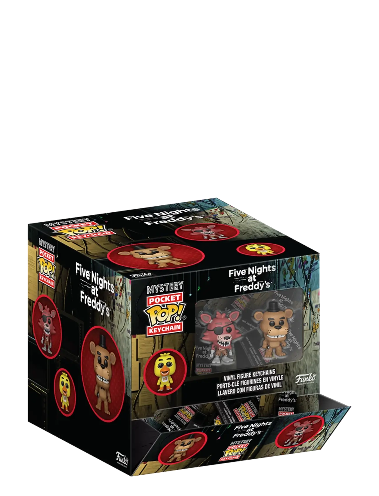 Funko Funko POP Keychain FNAF Classic 12pc PDQ Blind - Legetøj - MULTI COLOUR / multi