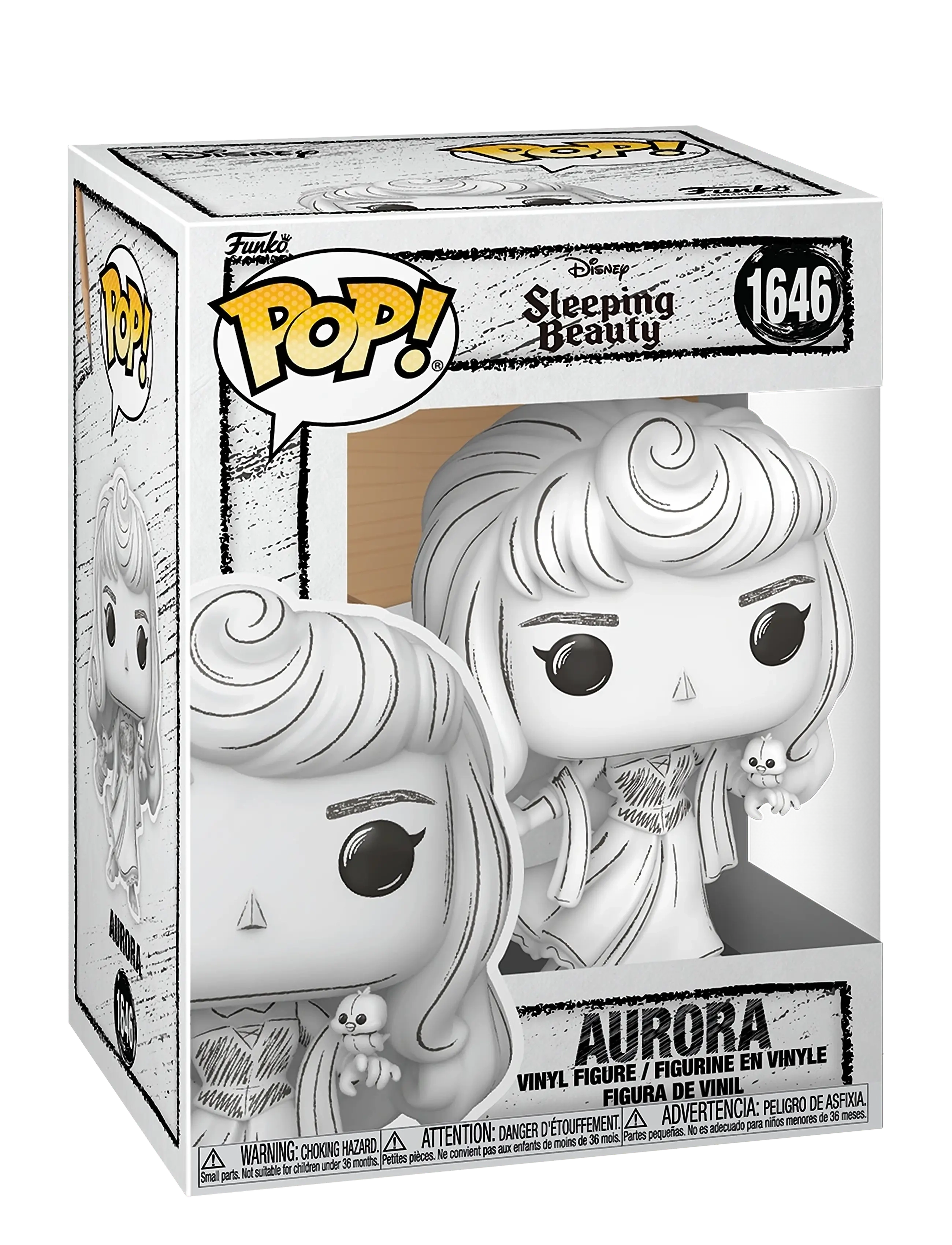Funko Funko POP Vinyl Sketched - Aurora - Actionfigurer - MULTI COLOUR / white