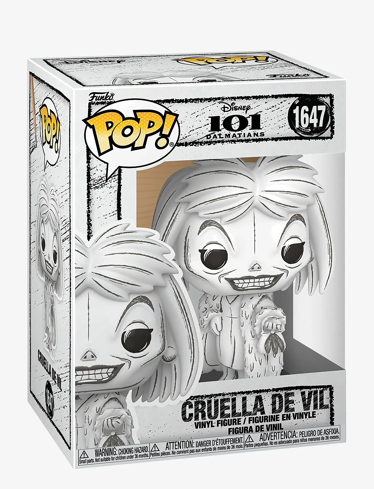 Funko - Funko POP Vinyl Sketched - Cruella De Vil - actionfigurer - multi colour - 0