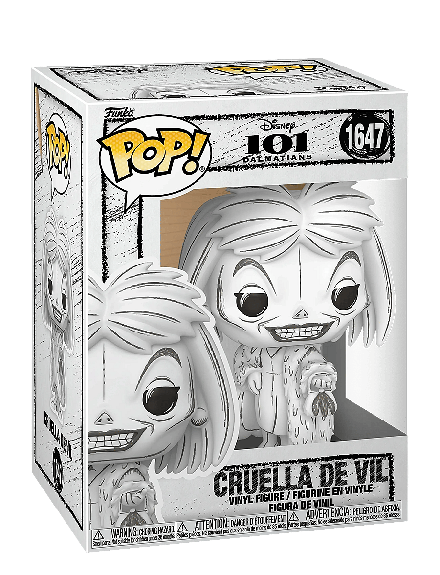 Funko - Funko POP Vinyl Sketched - Cruella De Vil - actionfigurer - multi colour - 0