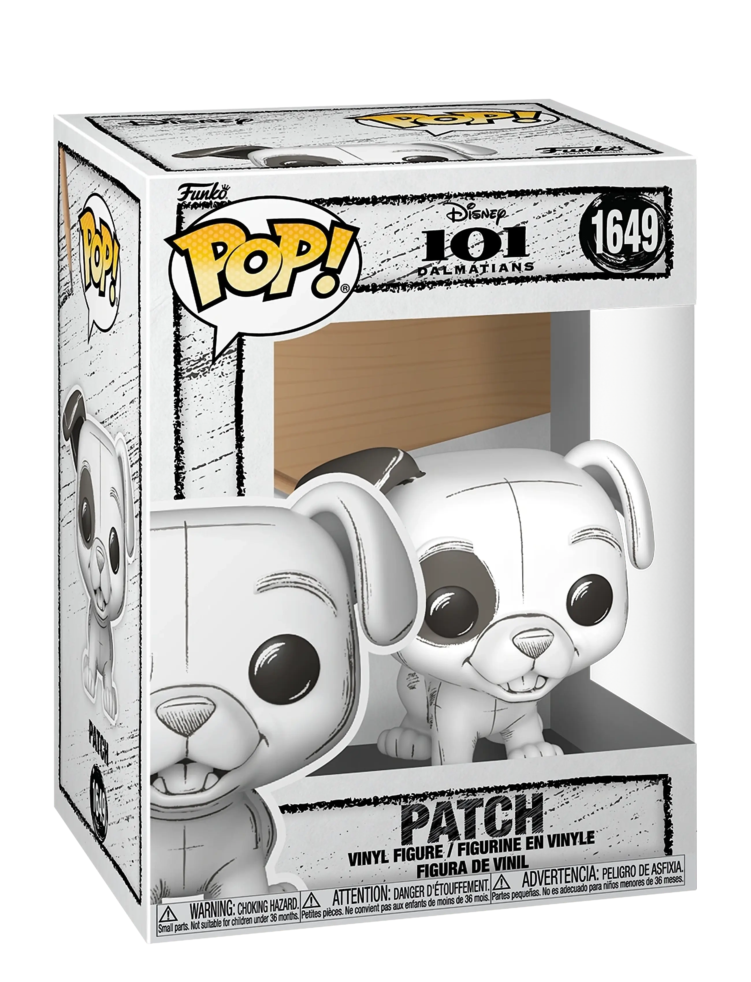 Funko Funko Pop Vinyl Sketched - Patch, One Size, White, Legesæt Og Actionfigurer > Actionfigurer, Børn