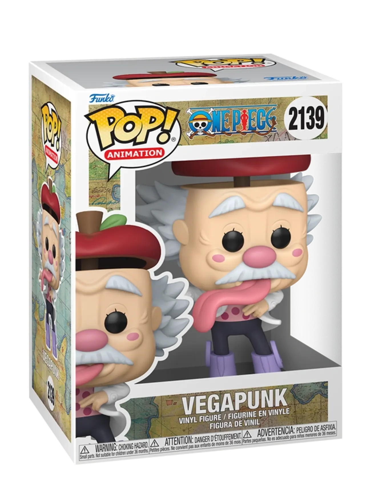 Funko Pop Vinyl One Piece Dr. Vegapunk, Børn, Action Figures, Multi/mønstret, Str: ONE SIZE