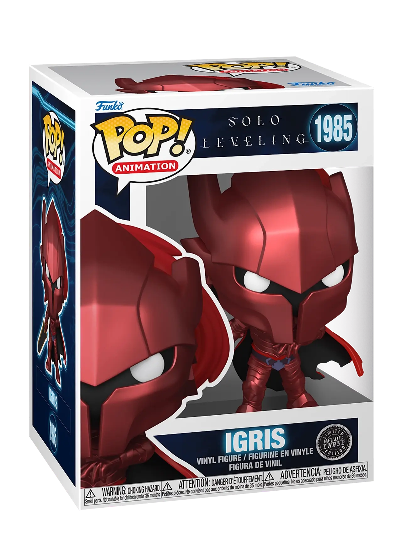Funko Funko POP Vinyl Solo Leveling Igris w/Chase - Legetøj - MULTI COLOUR / red