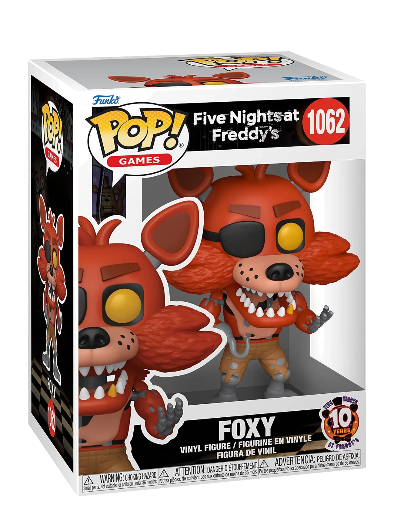 Funko Funko Pop Vinyl Fnaf Foxy, One Size, Multi/patterned, Legesæt Og Actionfigurer > Actionfigurer, Børn