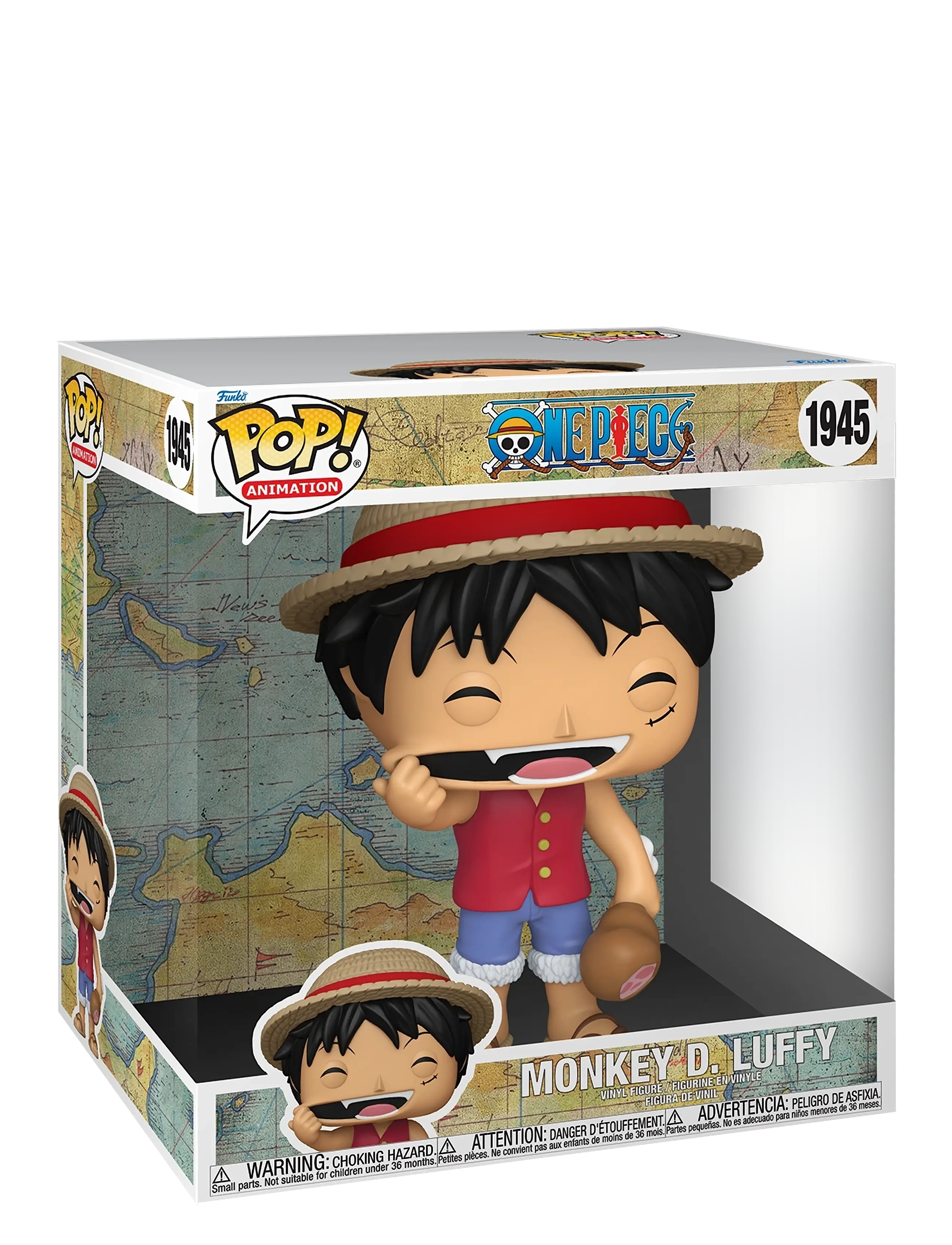 Funko Funko Pop 10" One Piece Luffy, One Size, Black, Legesæt Og Actionfigurer > Actionfigurer, Børn