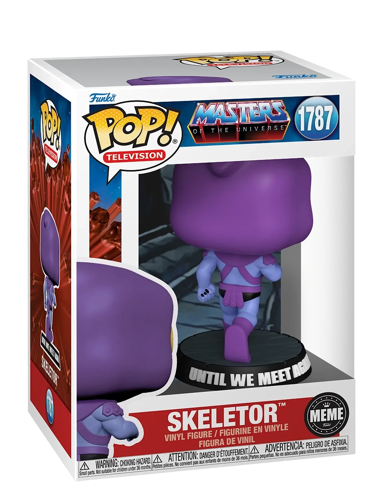 Funko Funko POP Vinyl Excl MOTU Skeletor Running - Legetøj - MULTI COLOUR / purple