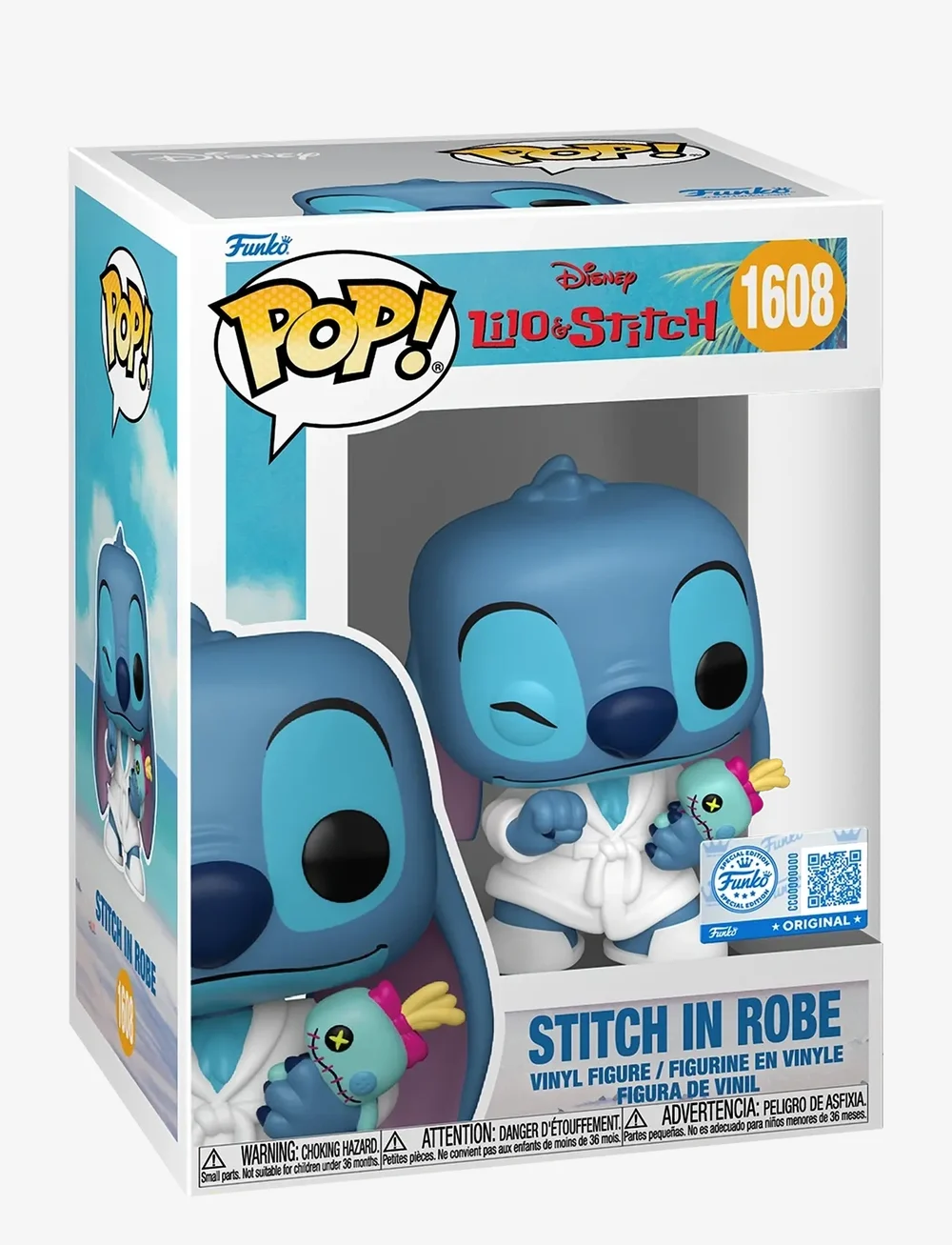 Funko - Funko POP Vinyl L&S Stitch in Robe - actionfigurer - multi colour - 0