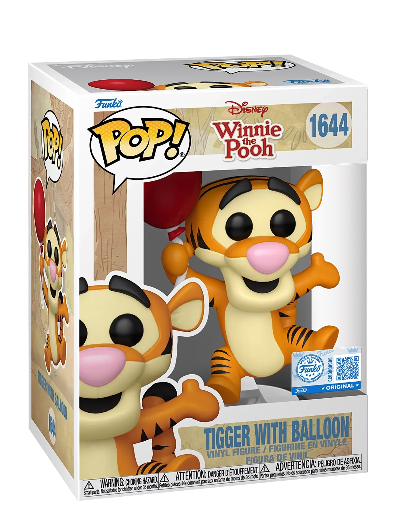 Funko Funko POP Vinyl WtP Tigger w/Balloon - Legetøj - MULTI COLOUR / multi