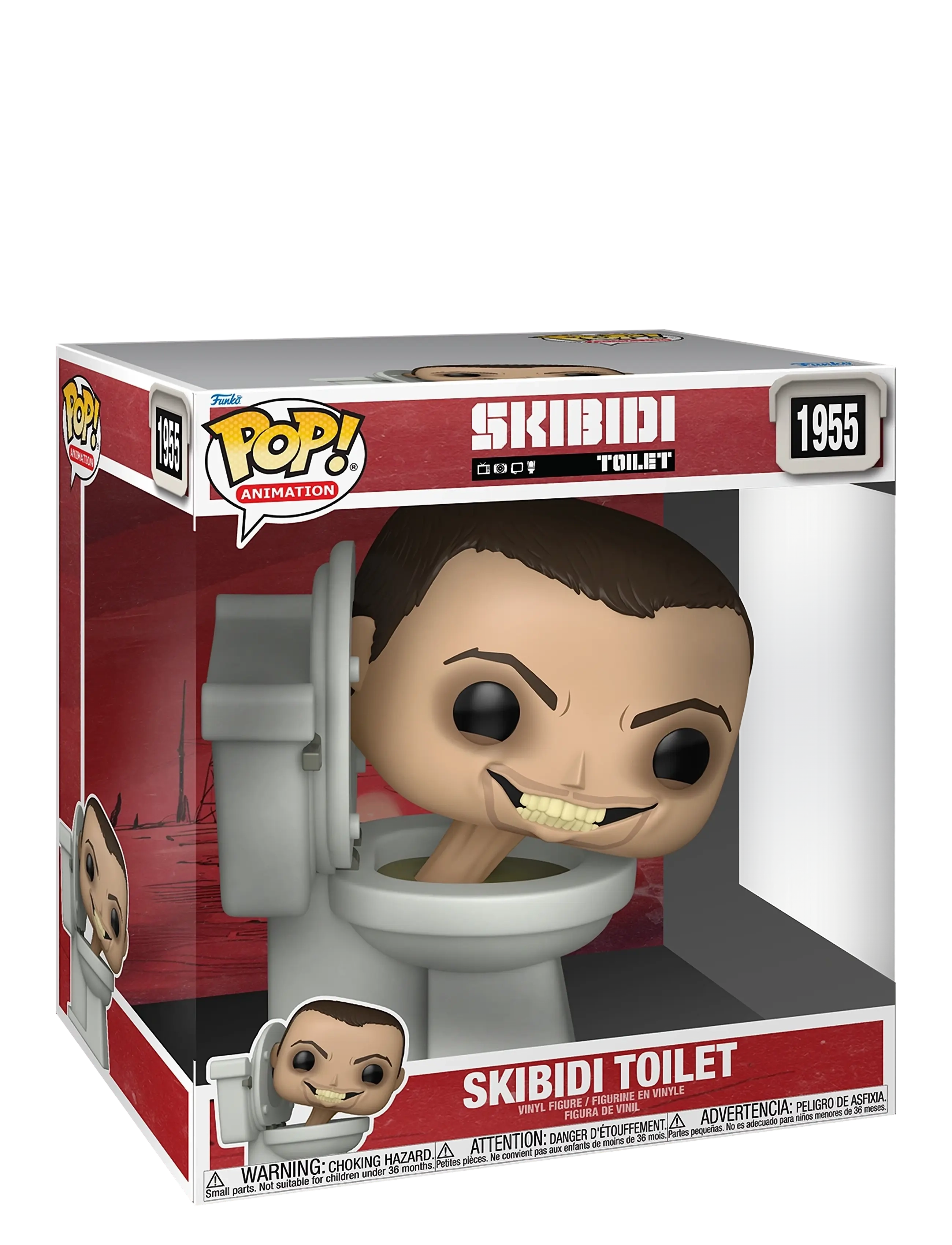 Funko Funko Pop 10" Skibidi Toilet, One Size, Grey, Legesæt Og Actionfigurer > Actionfigurer, Børn