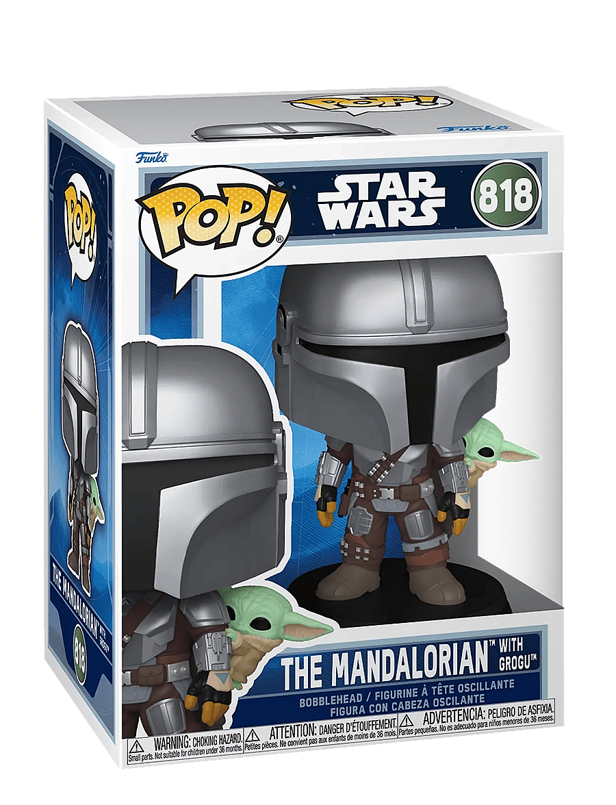 Funko - Funko POP Vinyl SW M&G Mando w/ Grogu - actionfigurer - multi colour - 0