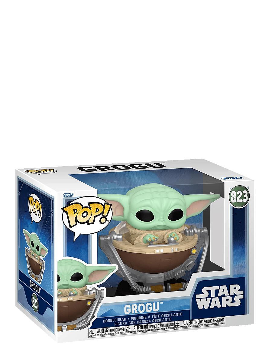 Funko - Funko POP Vinyl SW M&G Grogu in Pram - actionfigurer - multi colour - 0