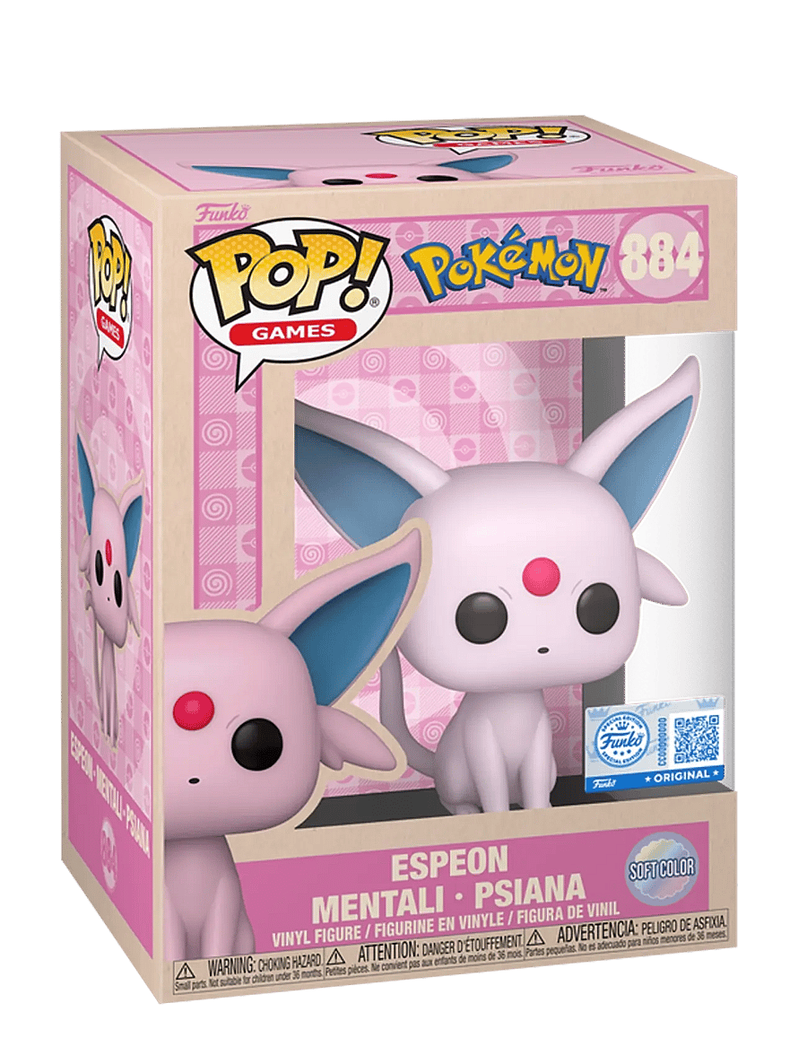Funko - Funko POP Vinyl Exclusive Pokemon Espeon SftClr - actionfigurer - multi colour - 0