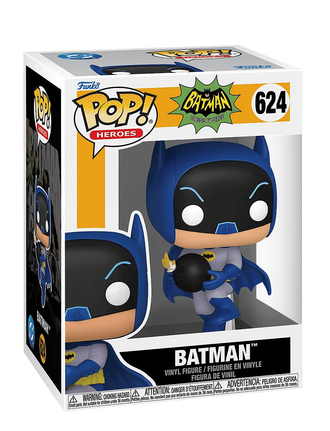 Funko POP Vinyl Batman 66 S2 Batman w/Bomb - MULTI COLOUR