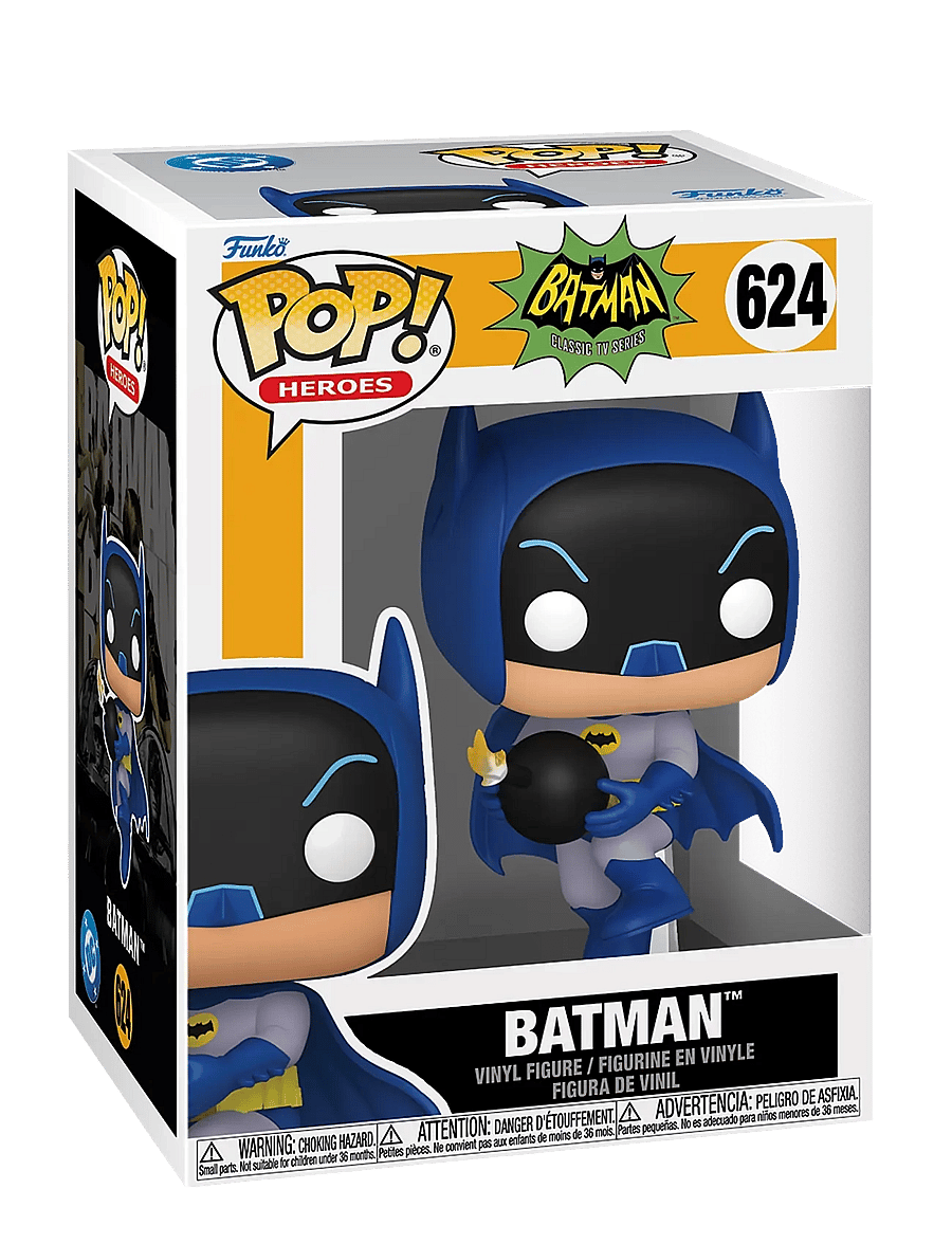 Funko - Funko POP Vinyl Batman 66 S2 Batman w/Bomb - actionfigurer - multi colour - 0