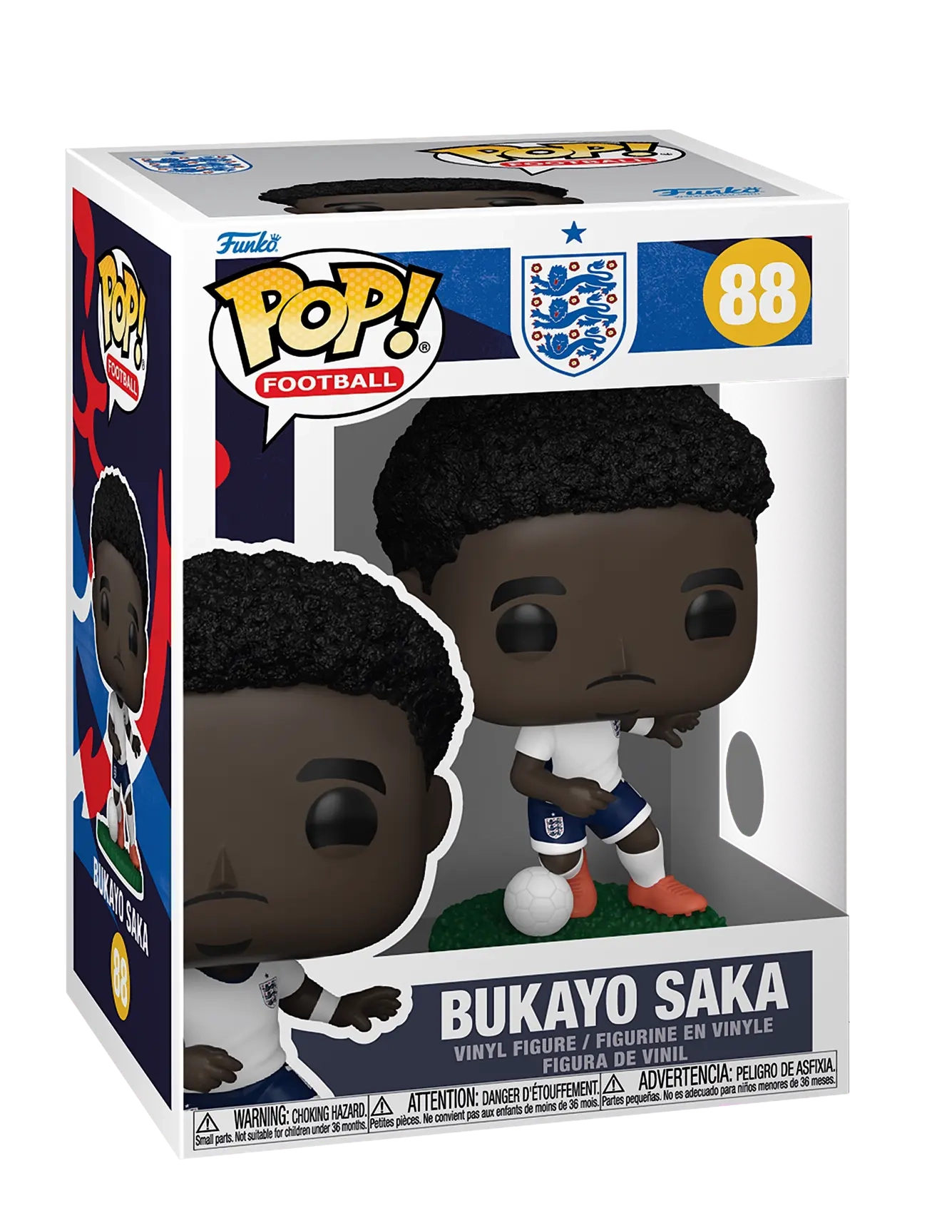 Funko Funko POP Vinyl England Bukayo Saka - Leksaker - MULTI COLOUR / multi