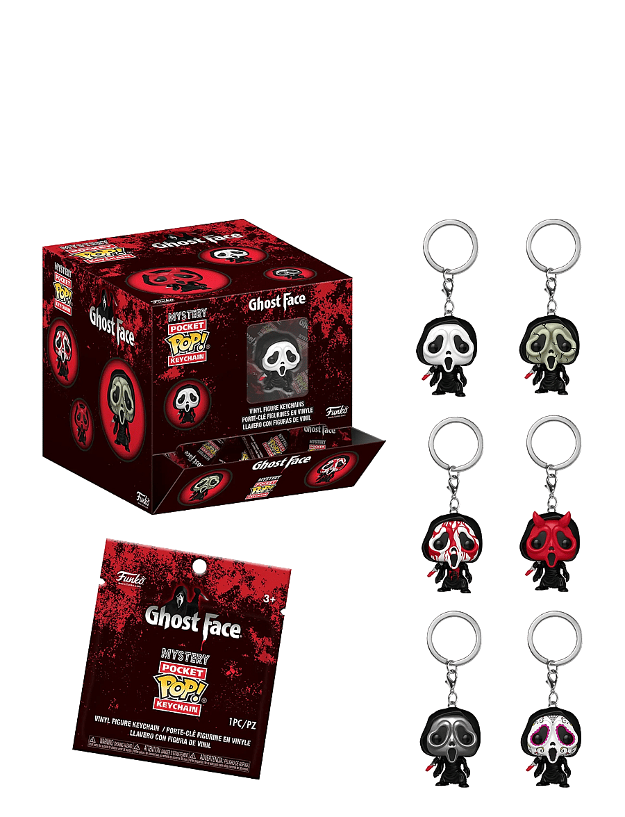 Funko - Funko POP Keychain Ghost Face 12pc PDQ Blind - nyckelringar - multi colour - 0