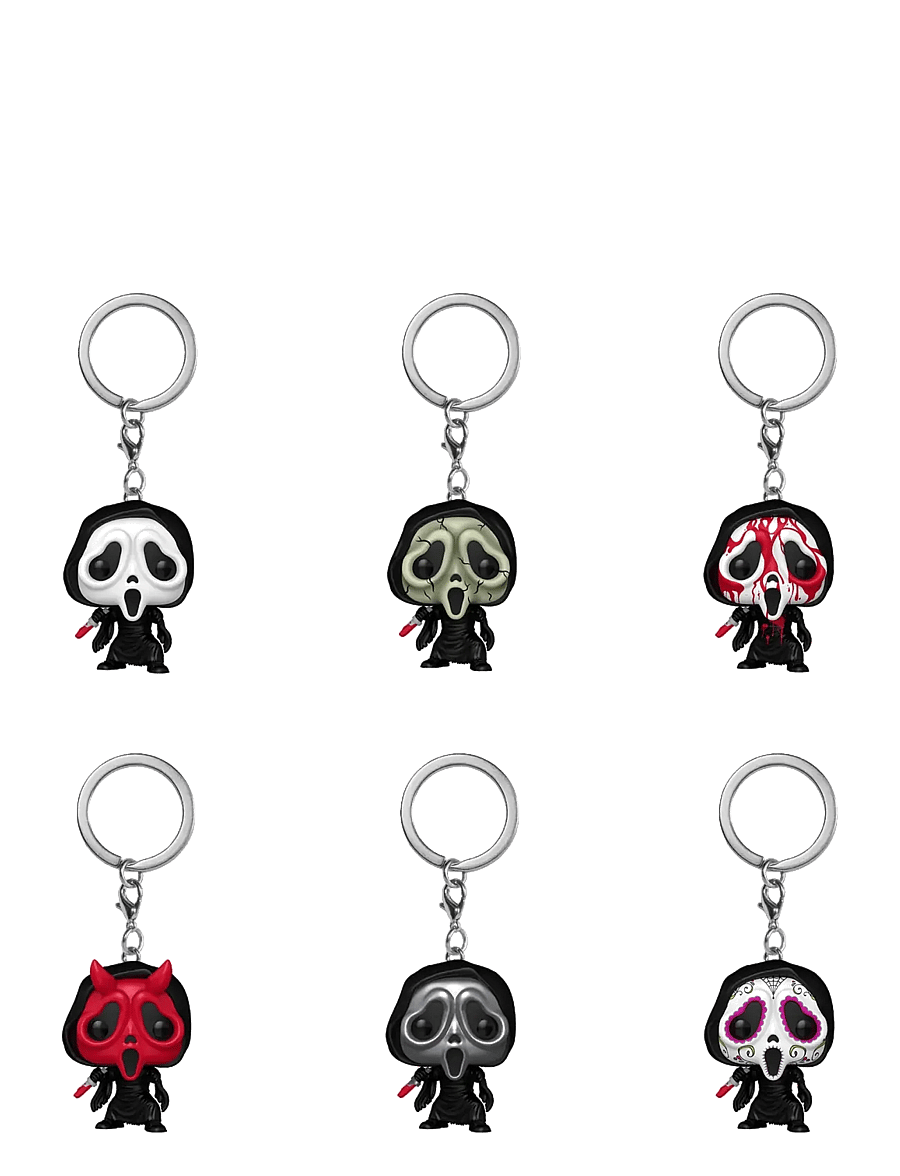 Funko - Funko POP Keychain Ghost Face 12pc PDQ Blind - nyckelringar - multi colour - 1