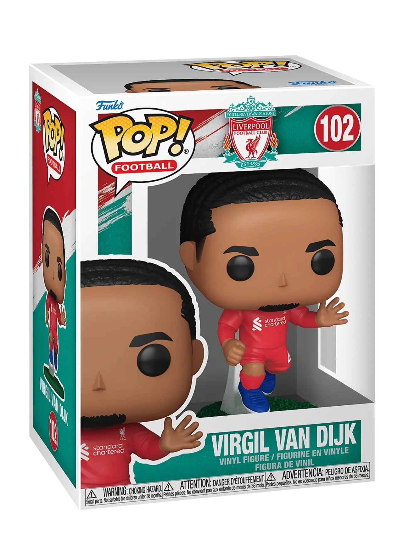 Funko Funko POP Vinyl Liverpool Virgil Van Dijk - Julegave - MULTI COLOUR / multi
