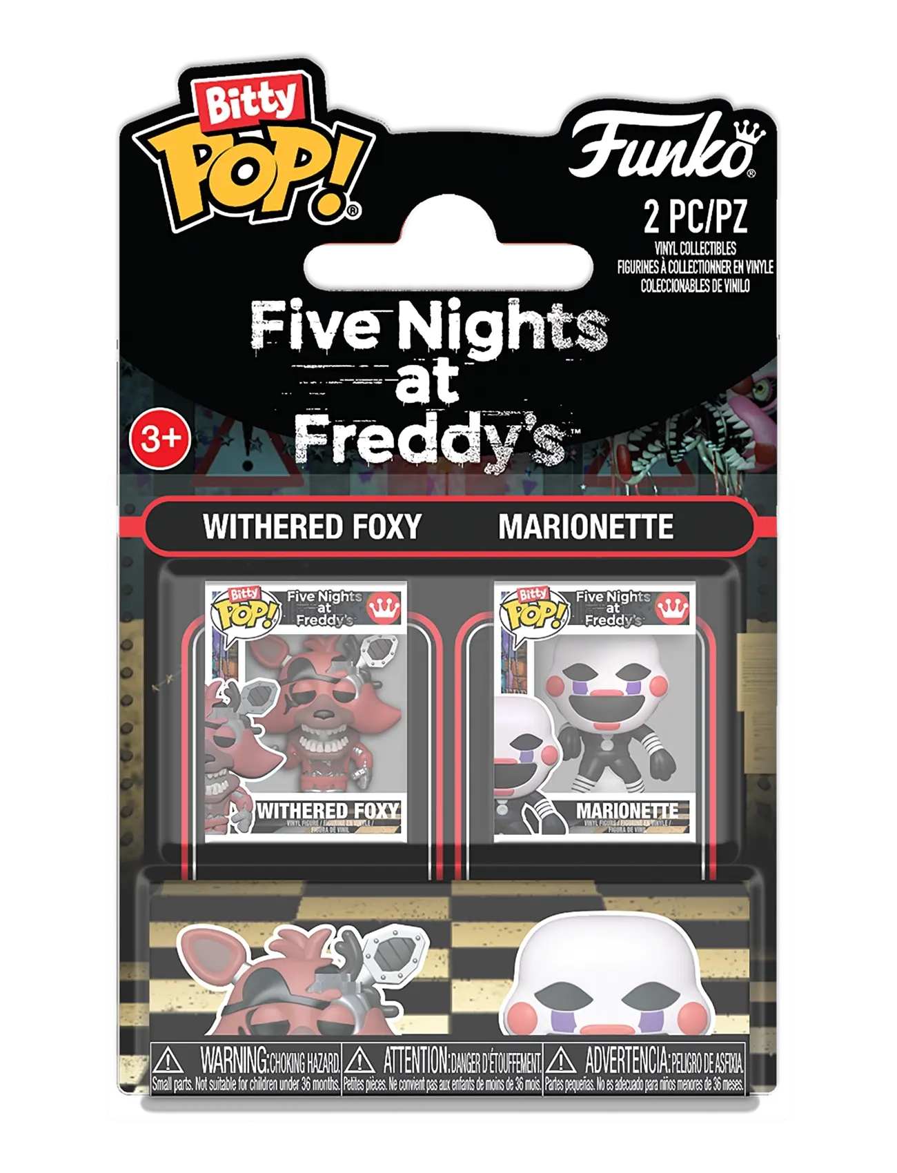 Funko Funko Bitty POP 2PK FNAFS2 Foxy & Marionette - Karakterer fra filmer og eventyr - MULTI COLOUR / multi