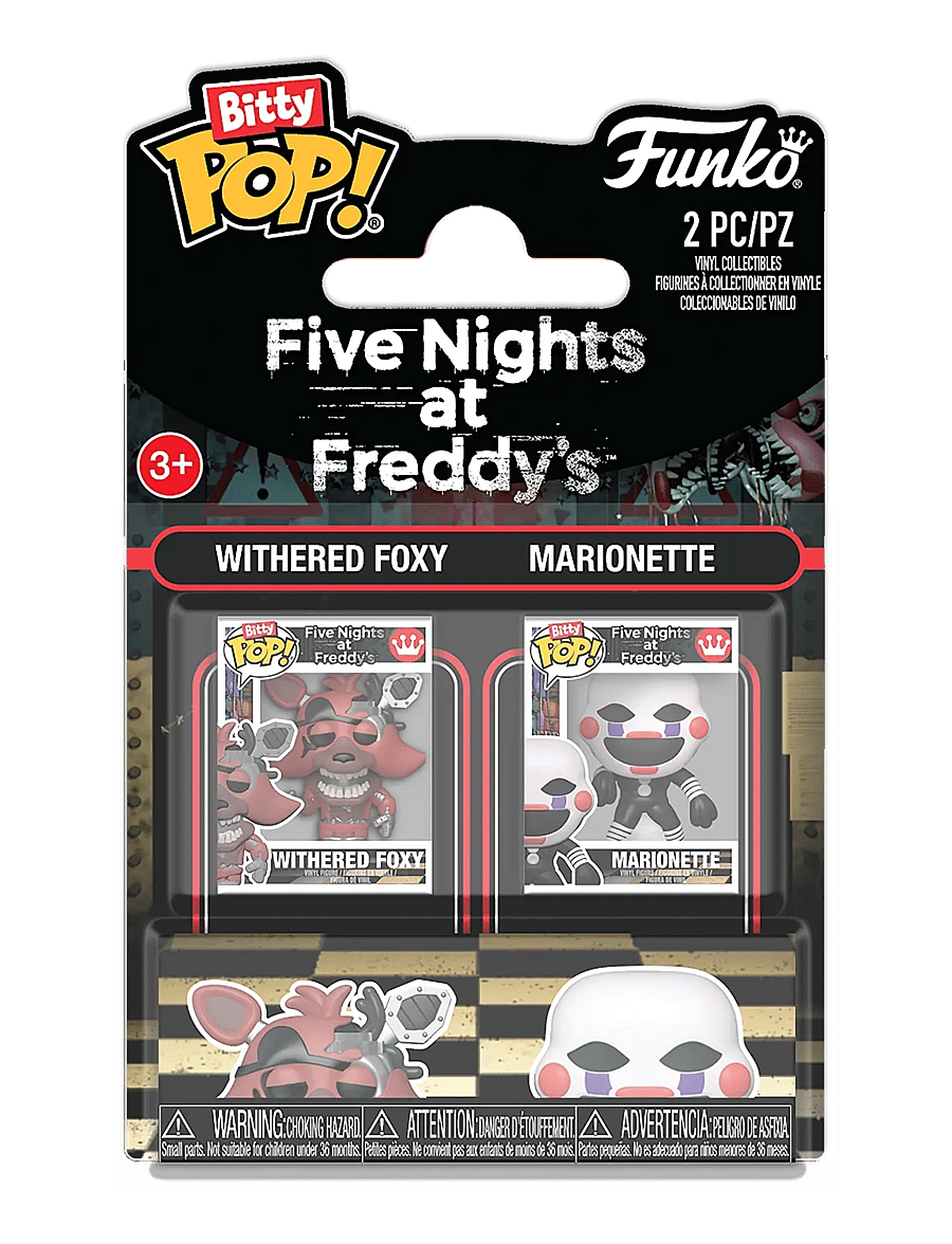 Funko - Funko Bitty POP 2PK FNAFS2 Foxy & Marionette - film & sagofigurer - multi colour - 0