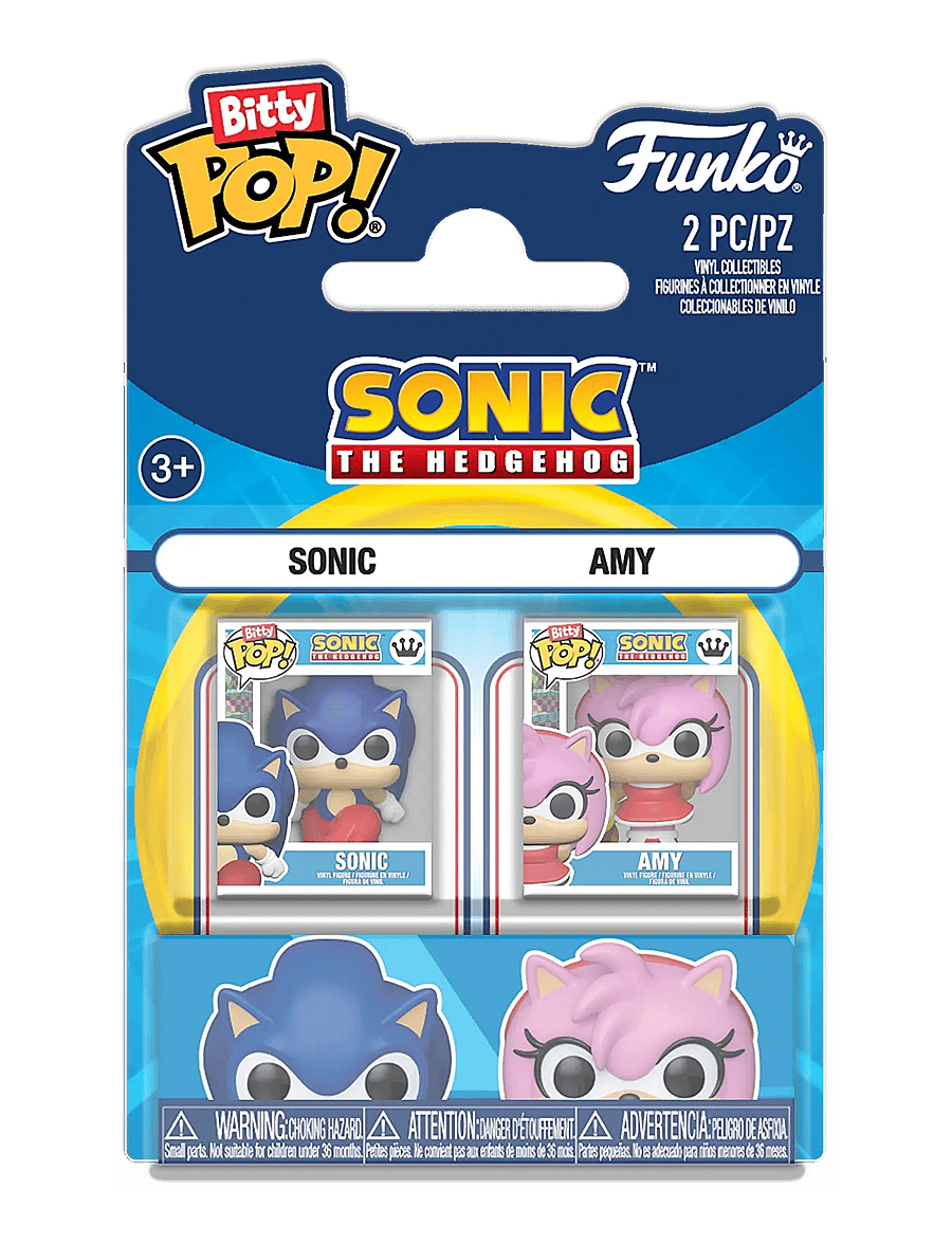 Funko - Funko Bitty POP 2PK Sonic Sonic & Amy Rose - film & sagofigurer - multi colour - 0