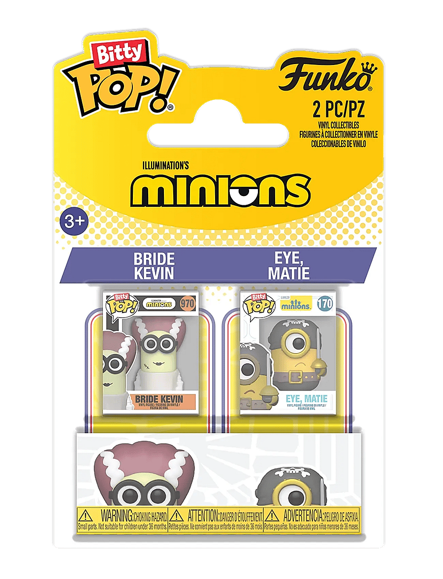 Funko - Funko Bitty POP 2PK Minions K & M - actionfigurer - multi colour - 0