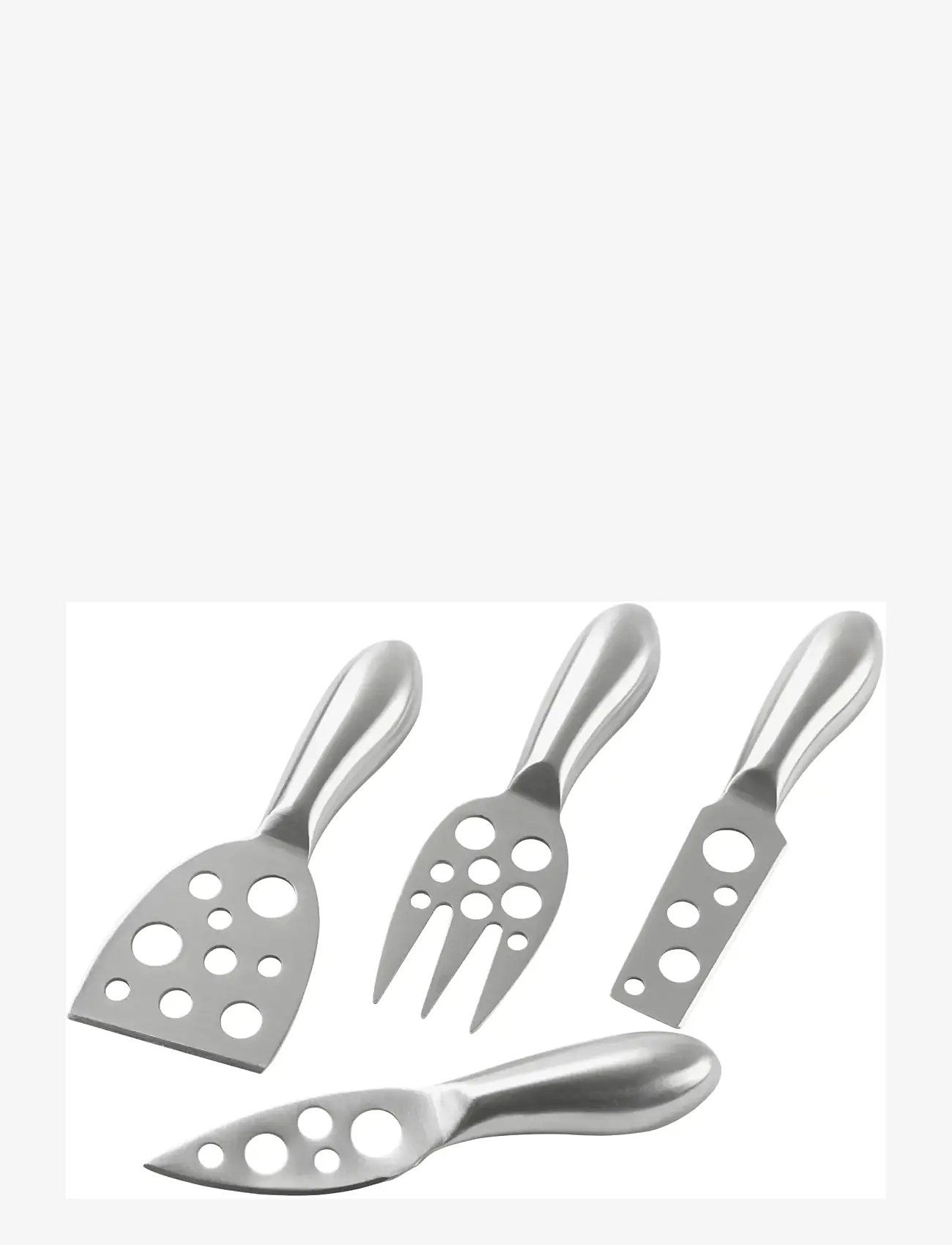 Funktion - Cheese serving set 4pcs Funkti - käsemesser - silver - 0