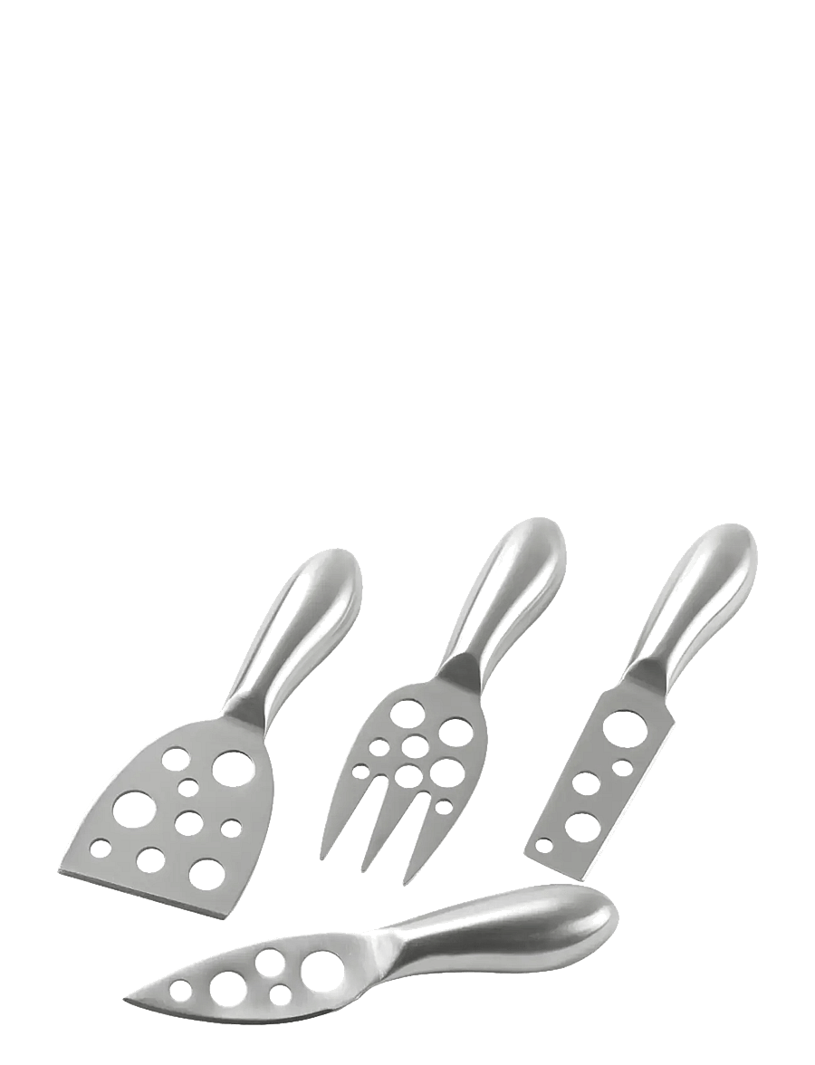 Funktion - Cheese serving set 4pcs Funkti - käsemesser - silver - 0