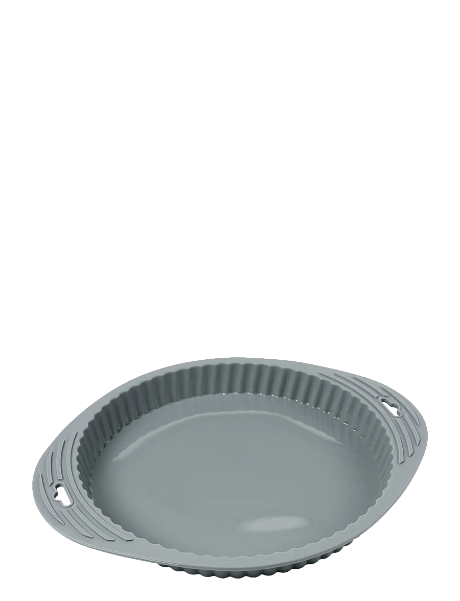 Funktion - Flan mould round grey silicone - die niedrigsten preise - grey - 0
