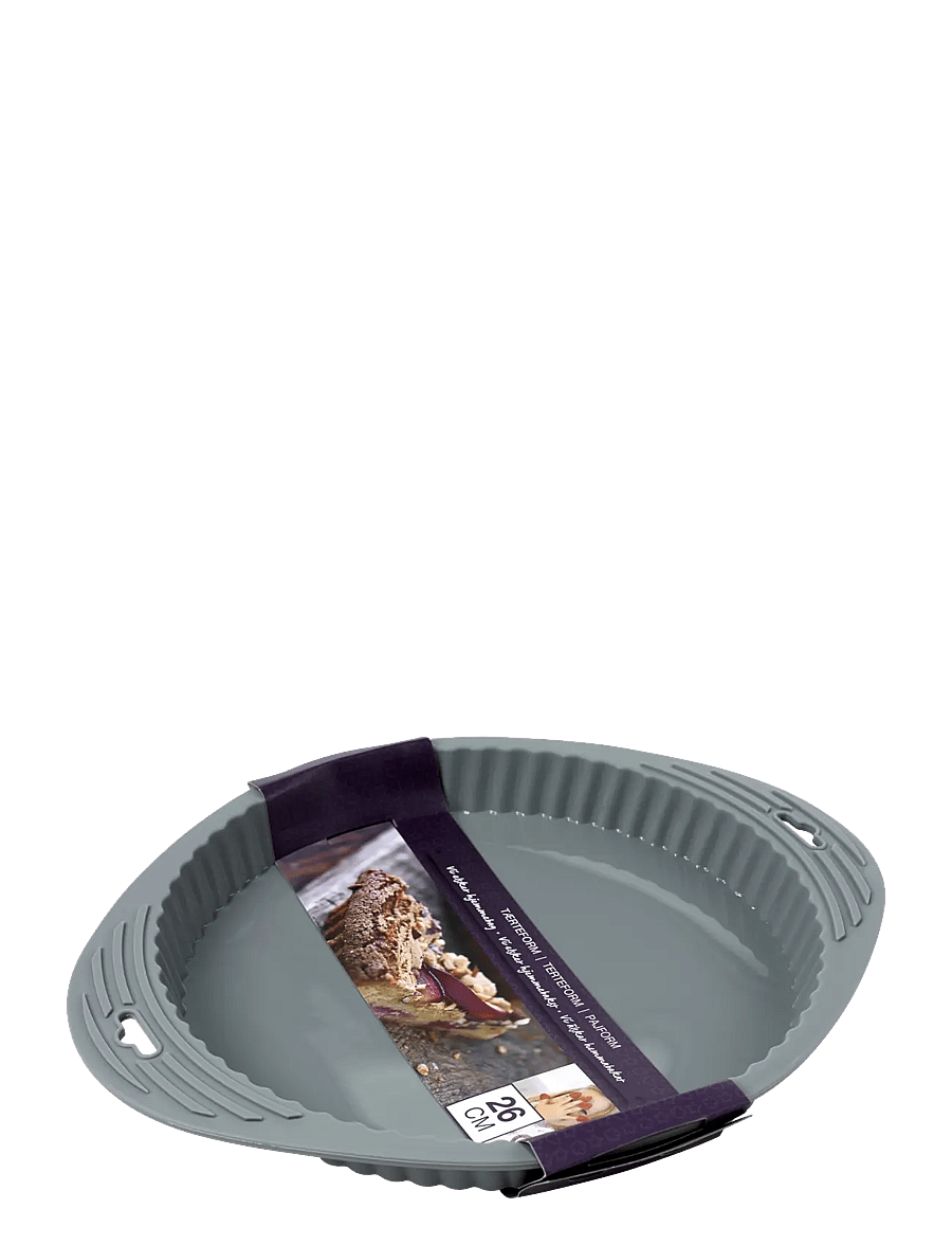 Funktion - Flan mould round grey silicone - die niedrigsten preise - grey - 1